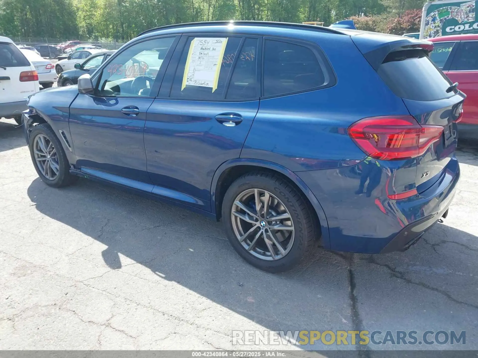 3 Photograph of a damaged car 5UXTY9C00L9B77025 BMW X3 2020