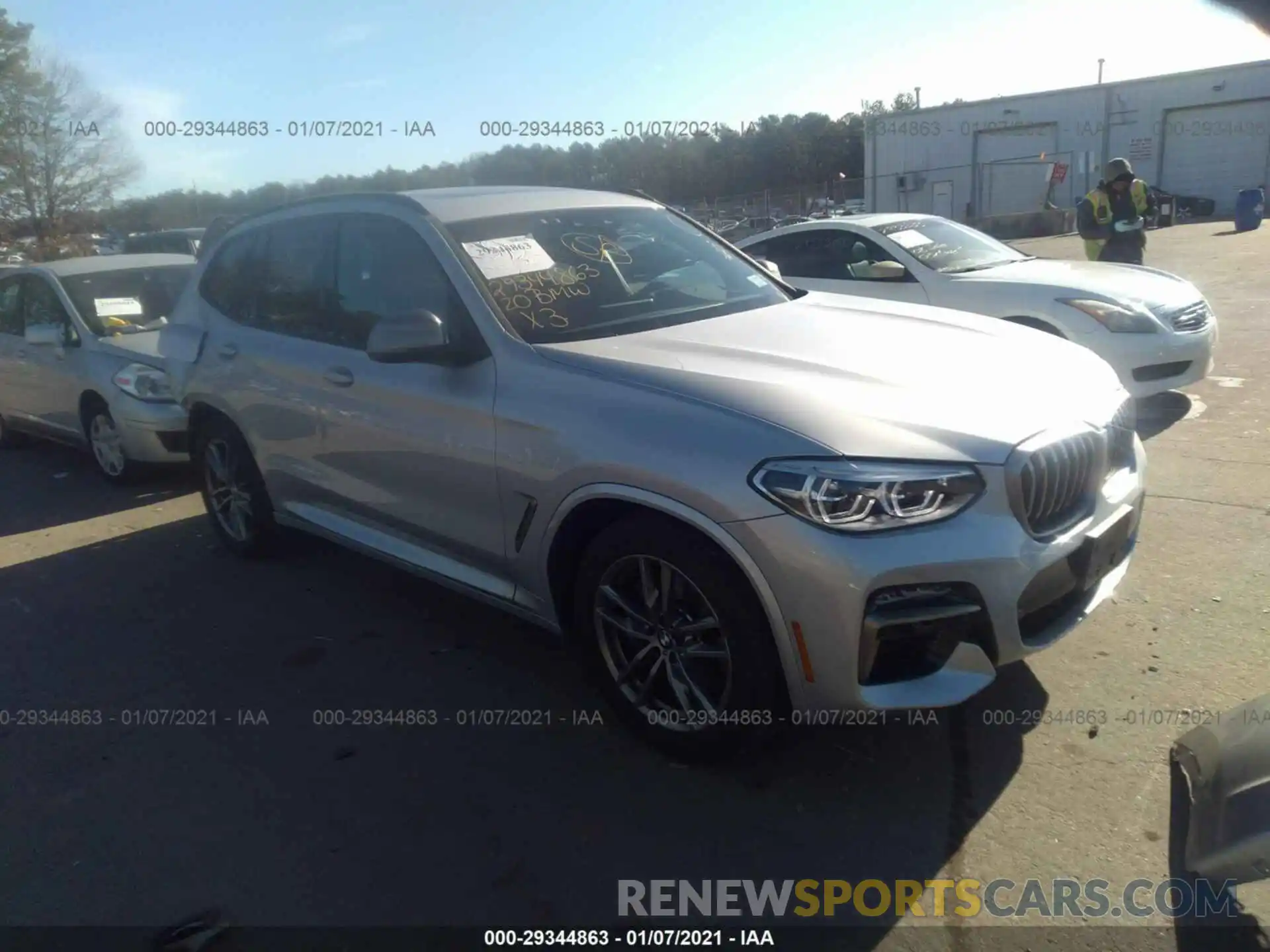 1 Photograph of a damaged car 5UXTY9C03L9D47457 BMW X3 2020