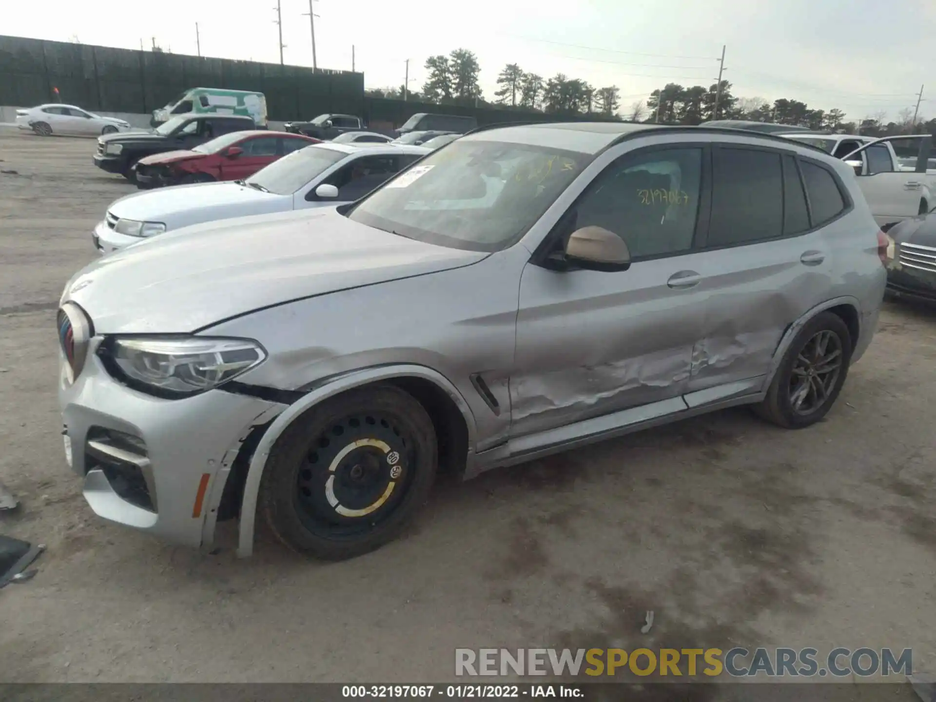 2 Photograph of a damaged car 5UXTY9C04L9B20598 BMW X3 2020