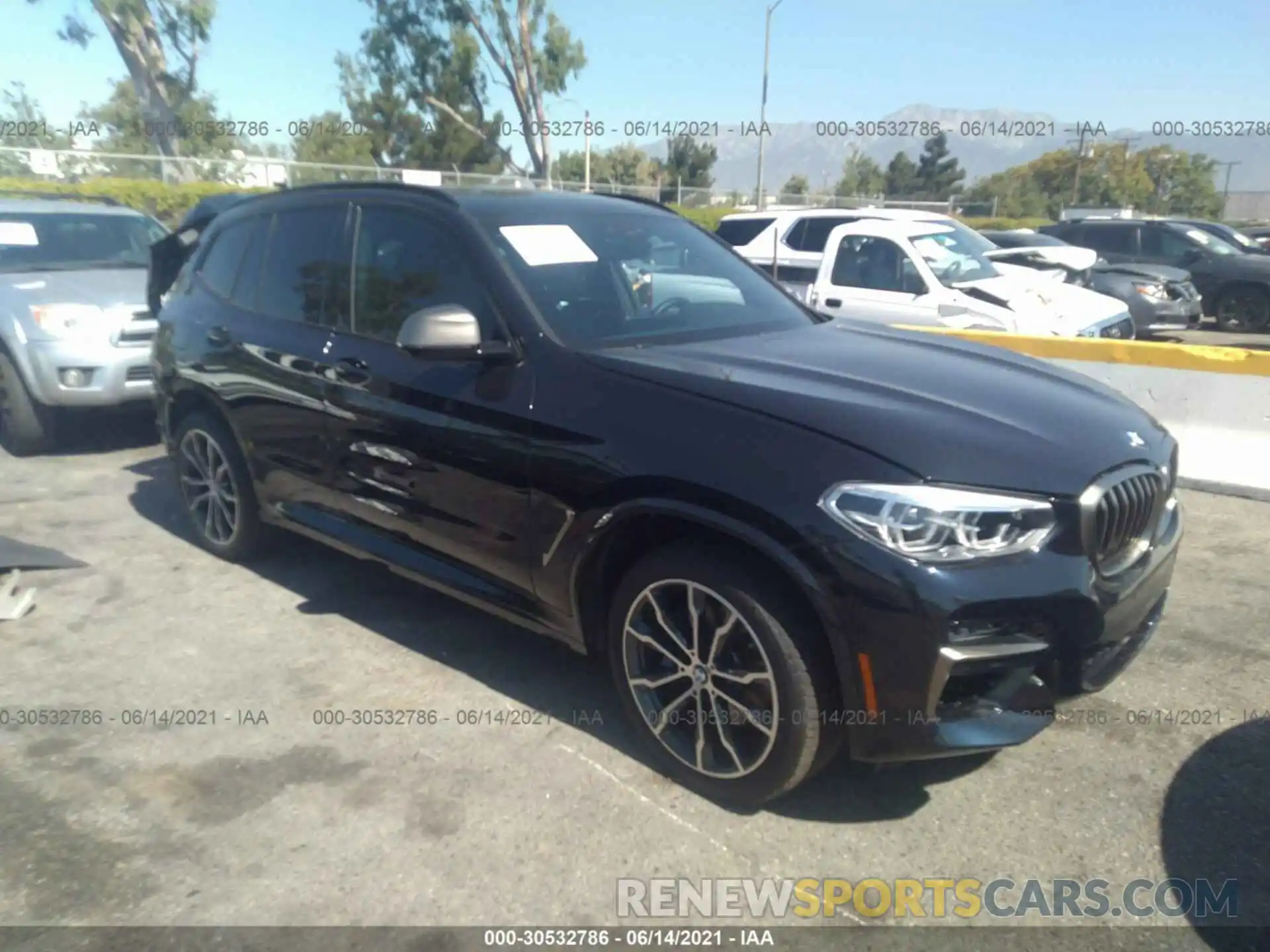 1 Photograph of a damaged car 5UXTY9C04L9C98639 BMW X3 2020