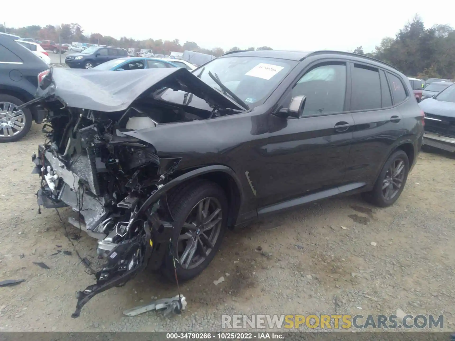 2 Photograph of a damaged car 5UXTY9C06L9C69286 BMW X3 2020