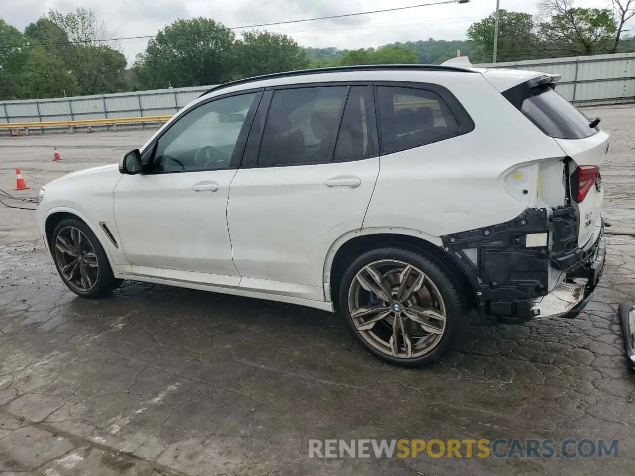 2 Photograph of a damaged car 5UXTY9C06L9C87528 BMW X3 2020