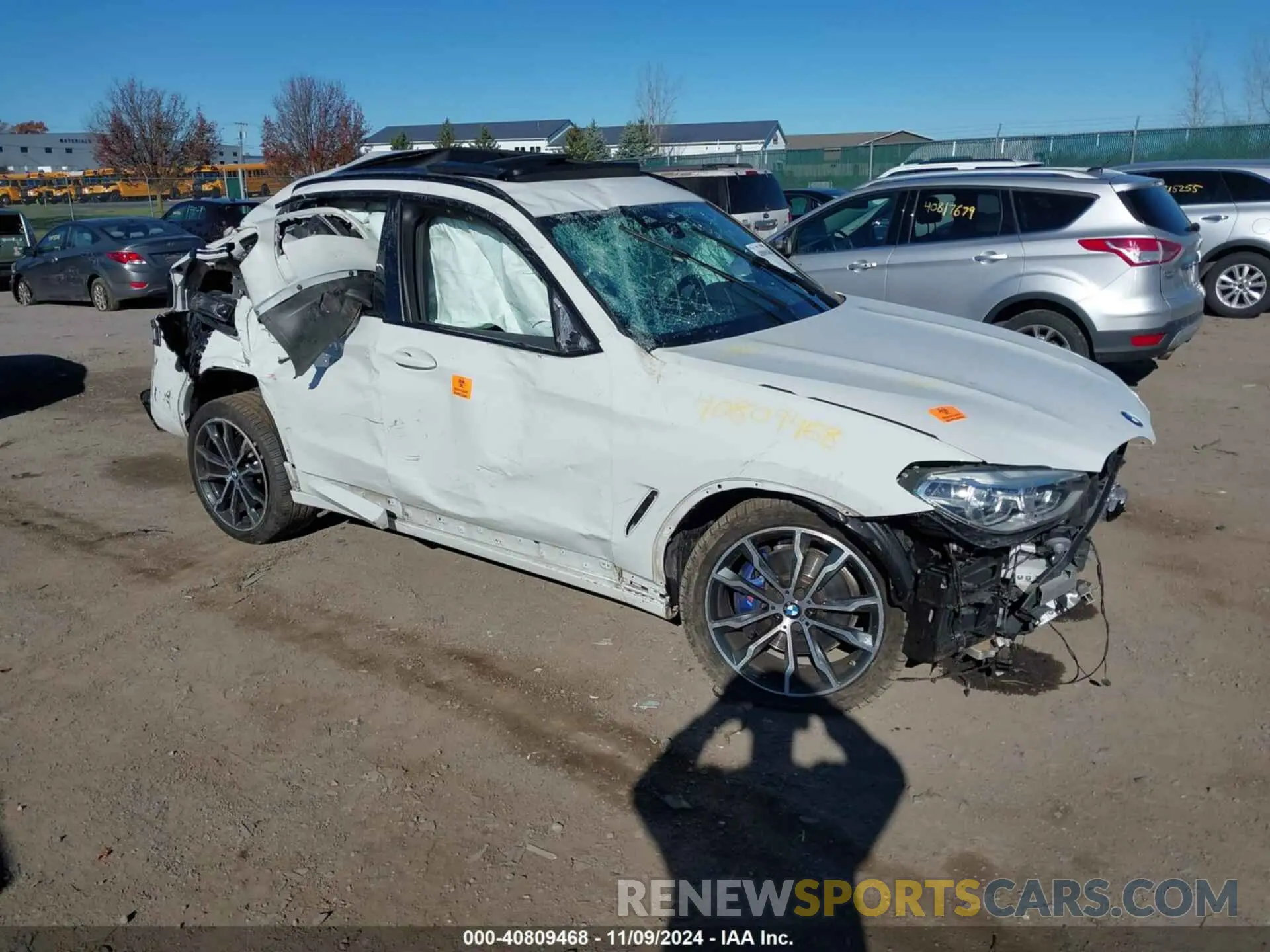 1 Photograph of a damaged car 5UXTY9C07LL304627 BMW X3 2020