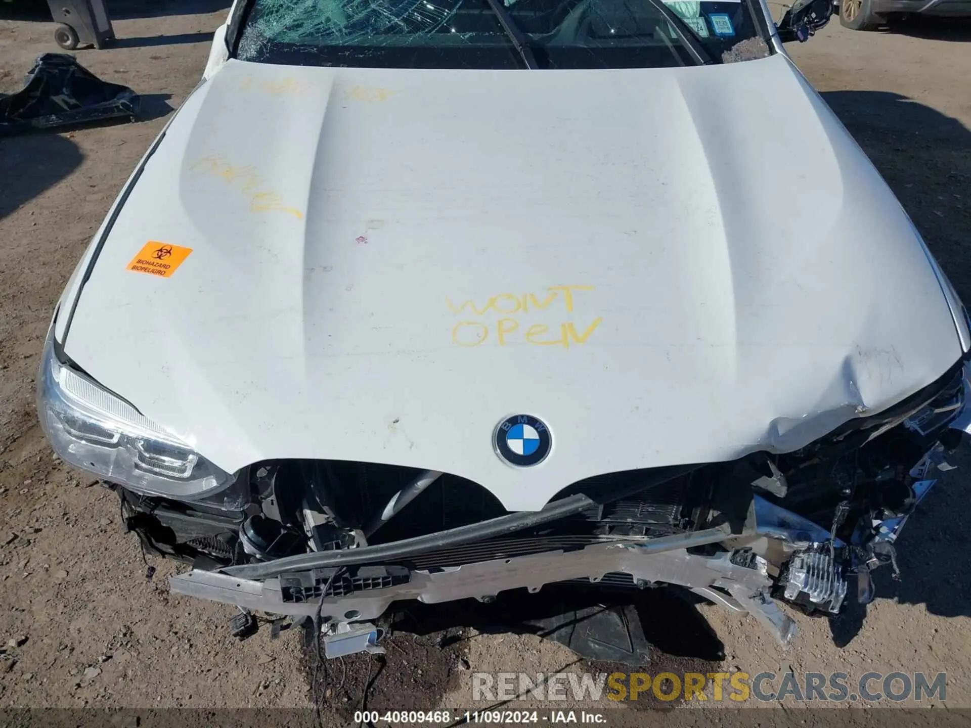 10 Photograph of a damaged car 5UXTY9C07LL304627 BMW X3 2020