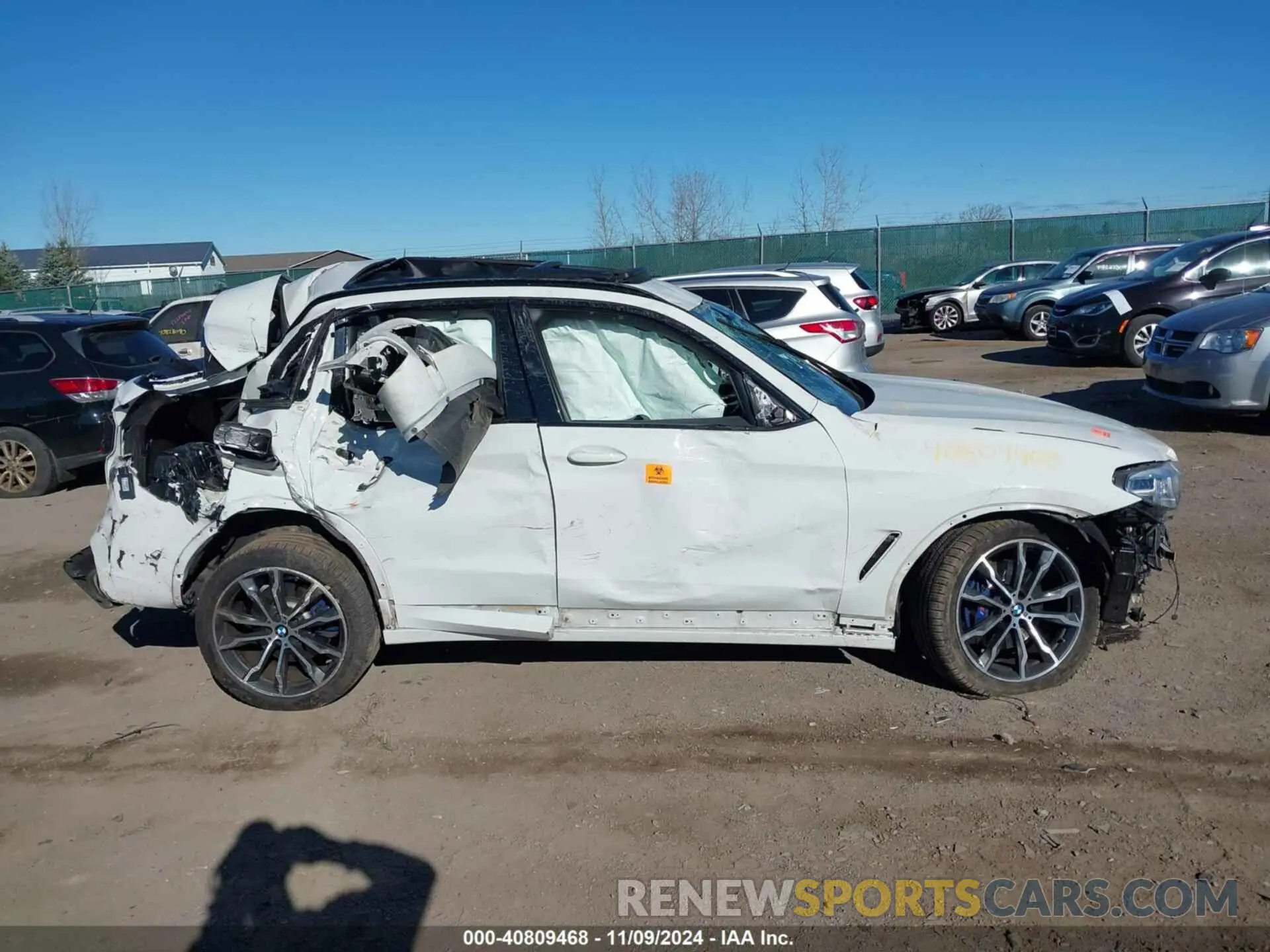 12 Photograph of a damaged car 5UXTY9C07LL304627 BMW X3 2020