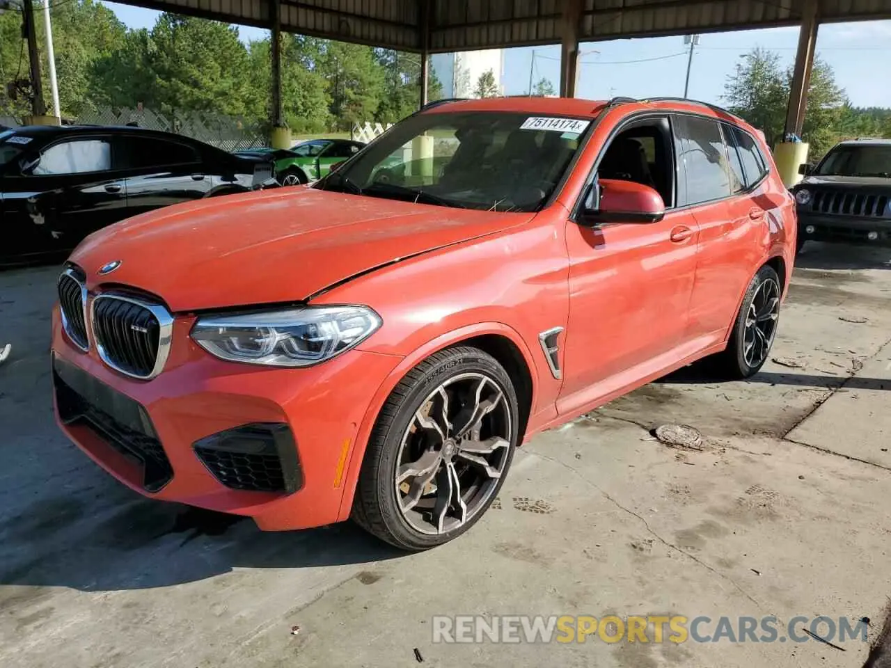 1 Photograph of a damaged car 5YMTS0C04LLT10617 BMW X3 2020