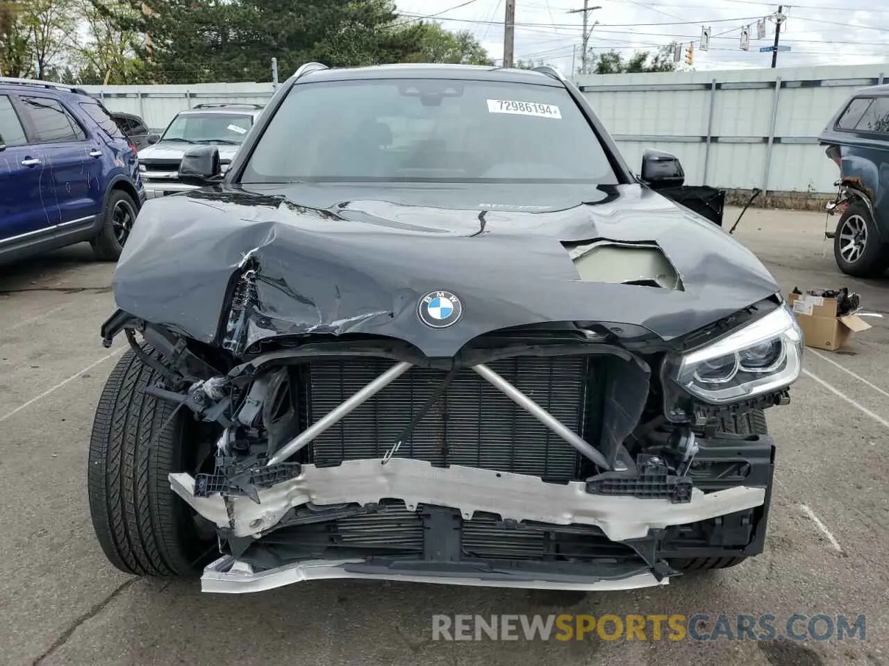 5 Photograph of a damaged car 5UXTS1C00M9E10521 BMW X3 2021