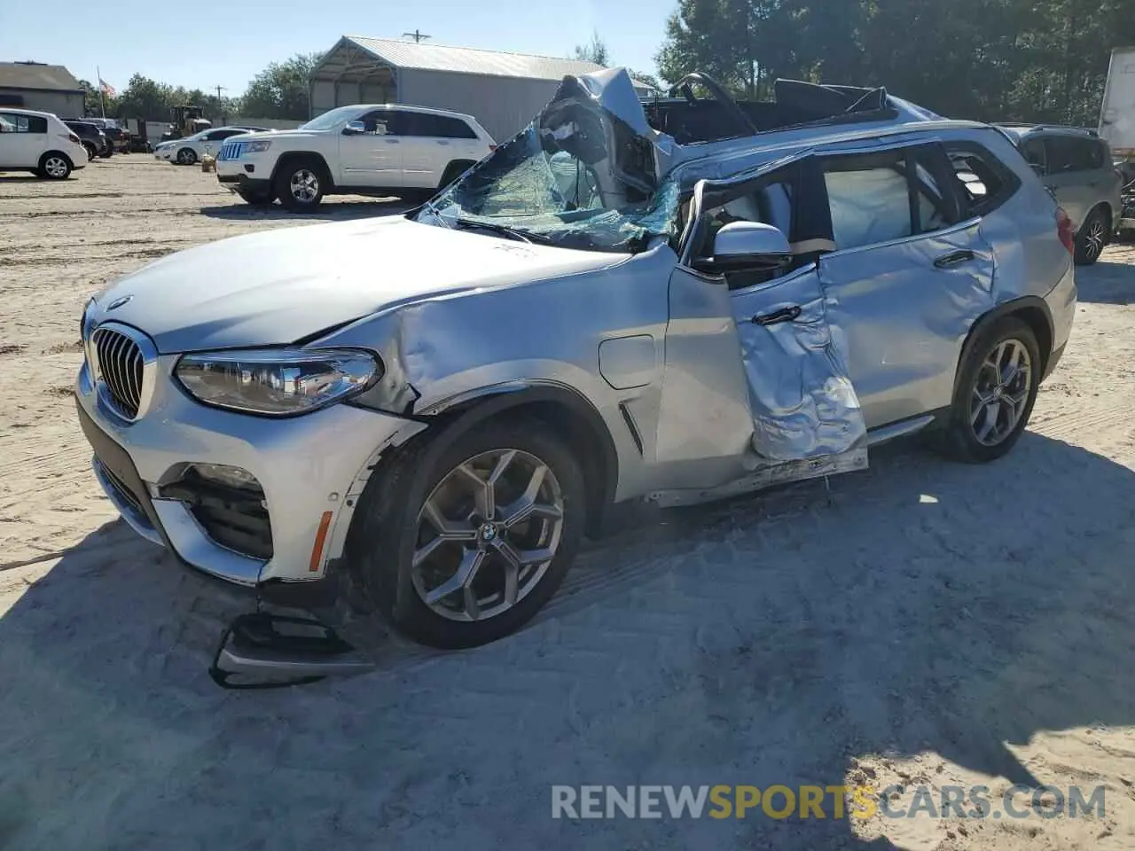 1 Photograph of a damaged car 5UXTS1C00M9E14570 BMW X3 2021