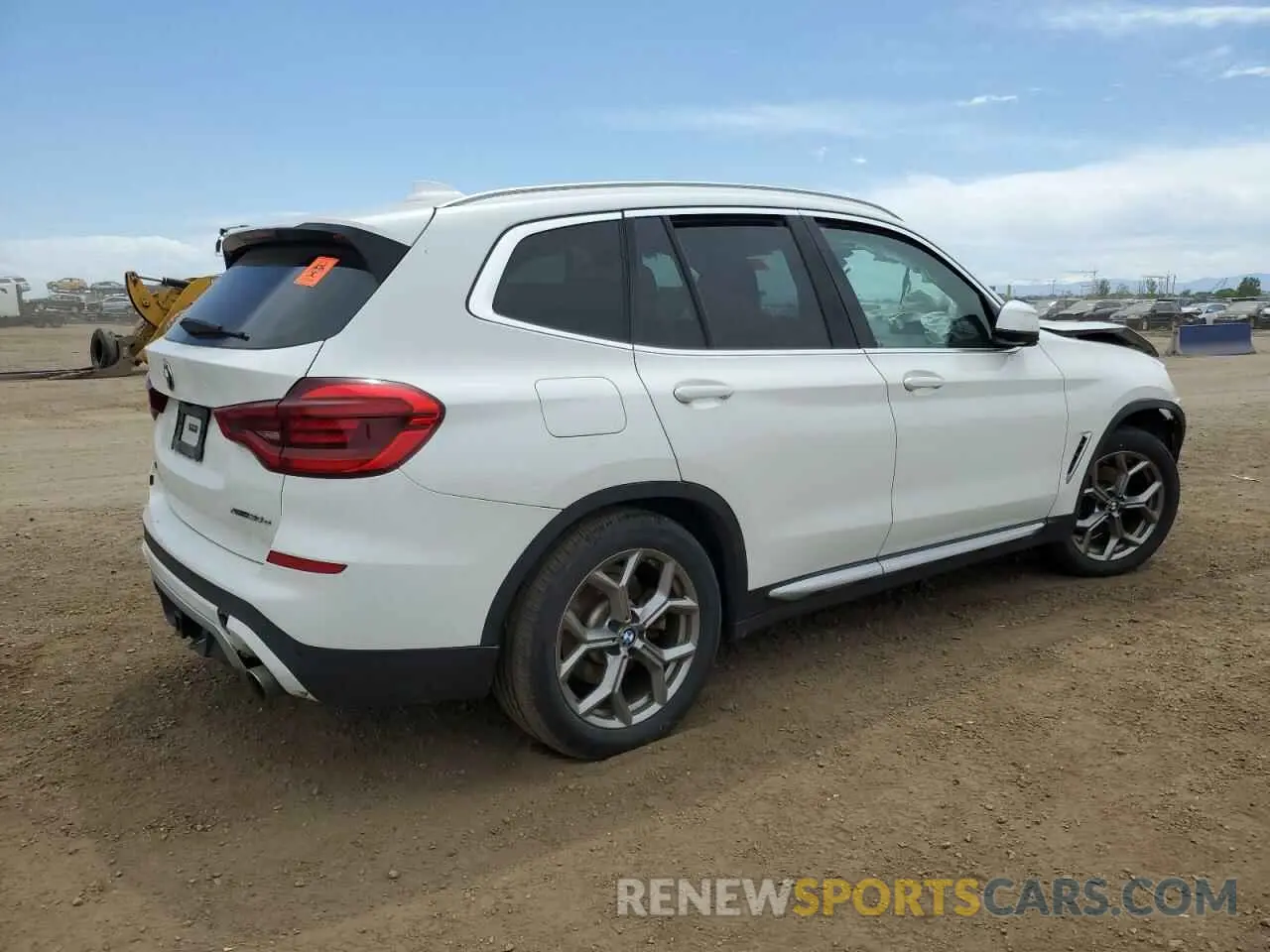 3 Photograph of a damaged car 5UXTS1C01M9E58688 BMW X3 2021
