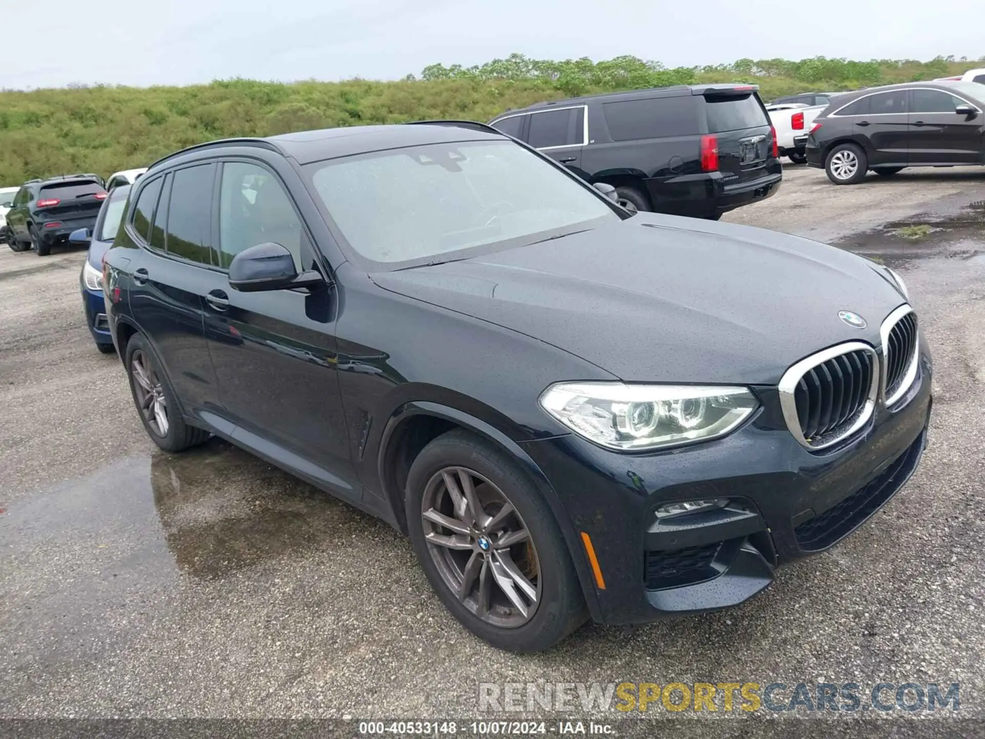 1 Photograph of a damaged car 5UXTY3C00M9F82672 BMW X3 2021