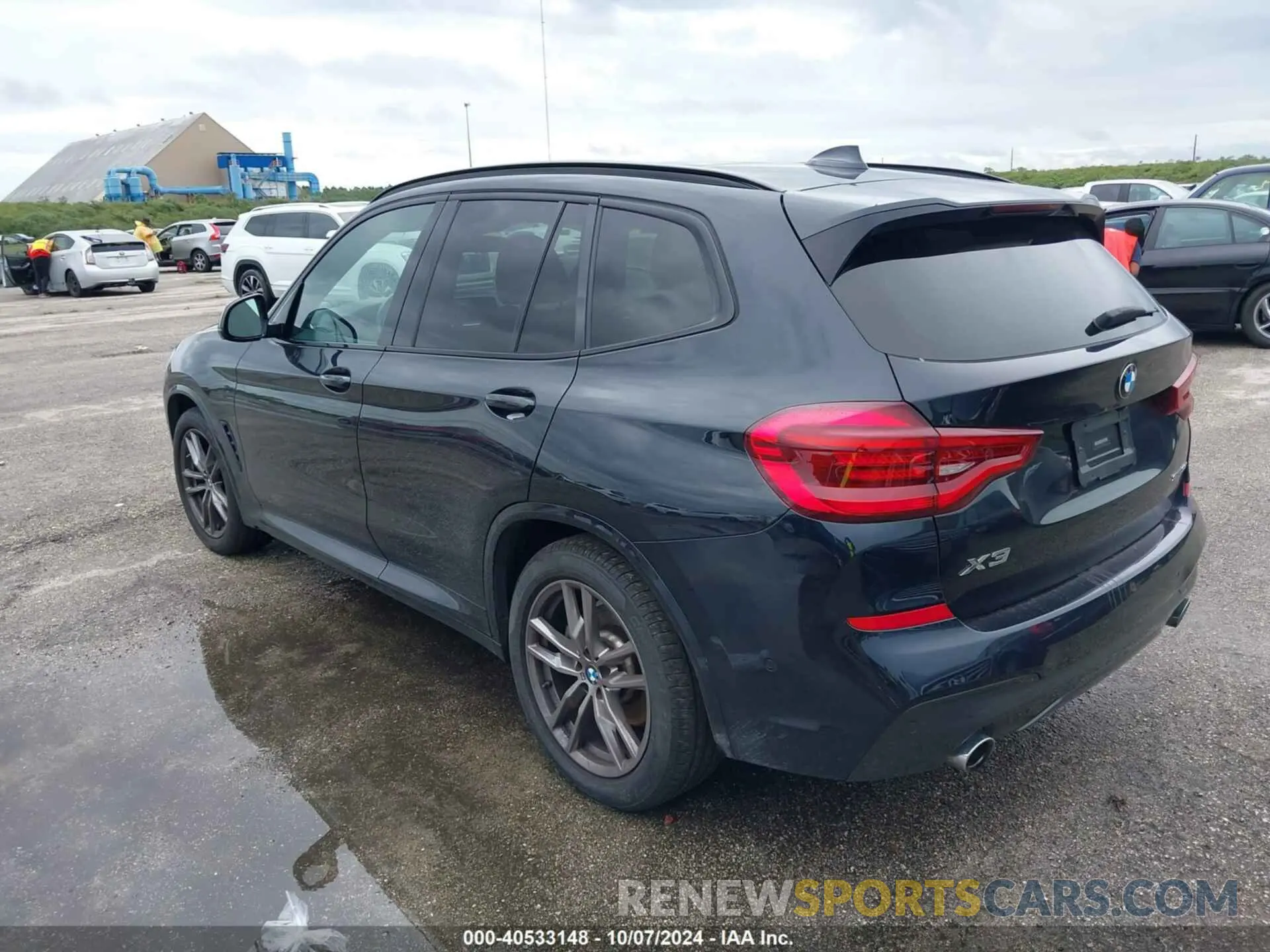 3 Photograph of a damaged car 5UXTY3C00M9F82672 BMW X3 2021