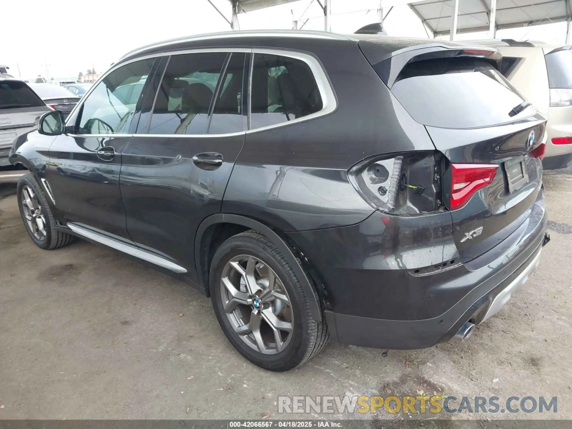 3 Photograph of a damaged car 5UXTY3C01M9E48706 BMW X3 2021