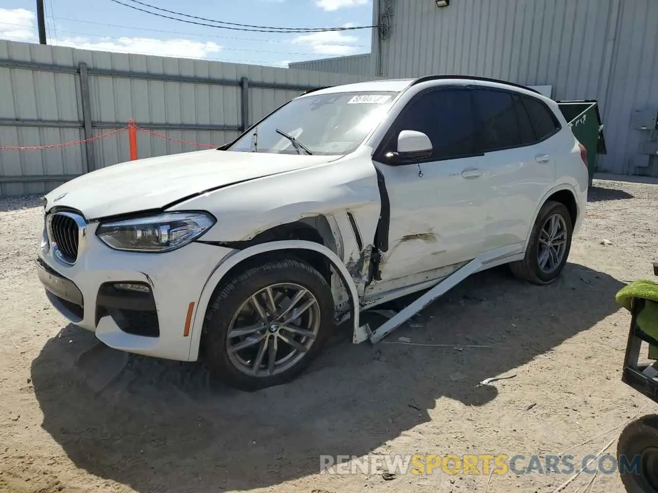 1 Photograph of a damaged car 5UXTY3C01M9F55786 BMW X3 2021