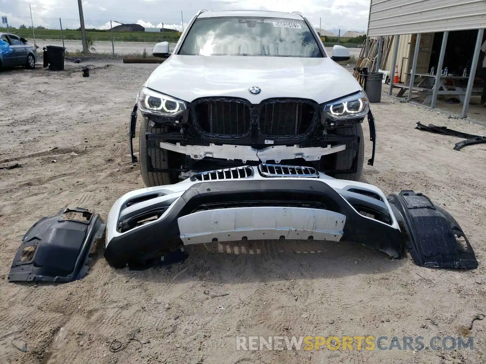 9 Photograph of a damaged car 5UXTY3C01M9F57876 BMW X3 2021