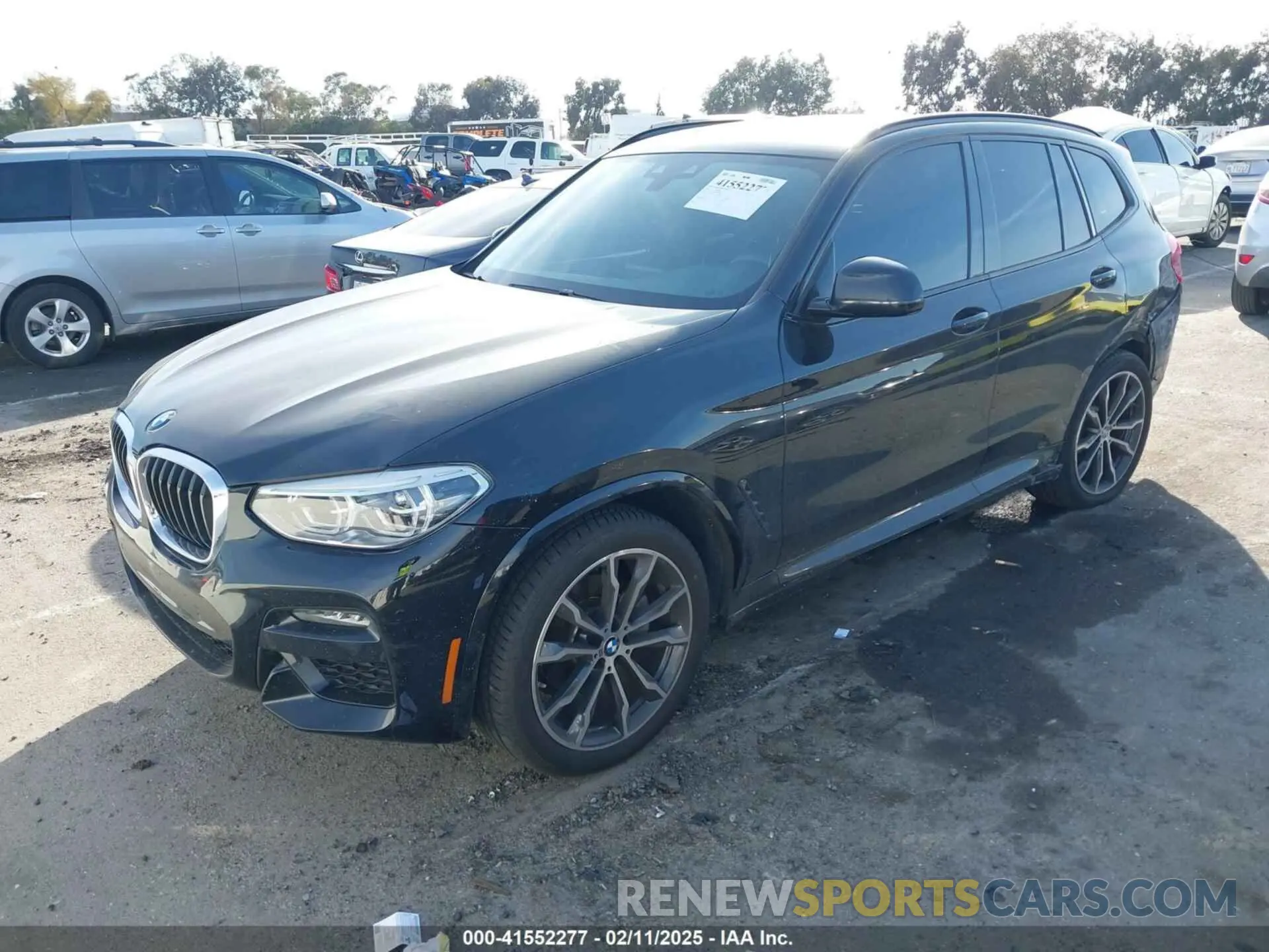 2 Photograph of a damaged car 5UXTY3C01M9F98430 BMW X3 2021