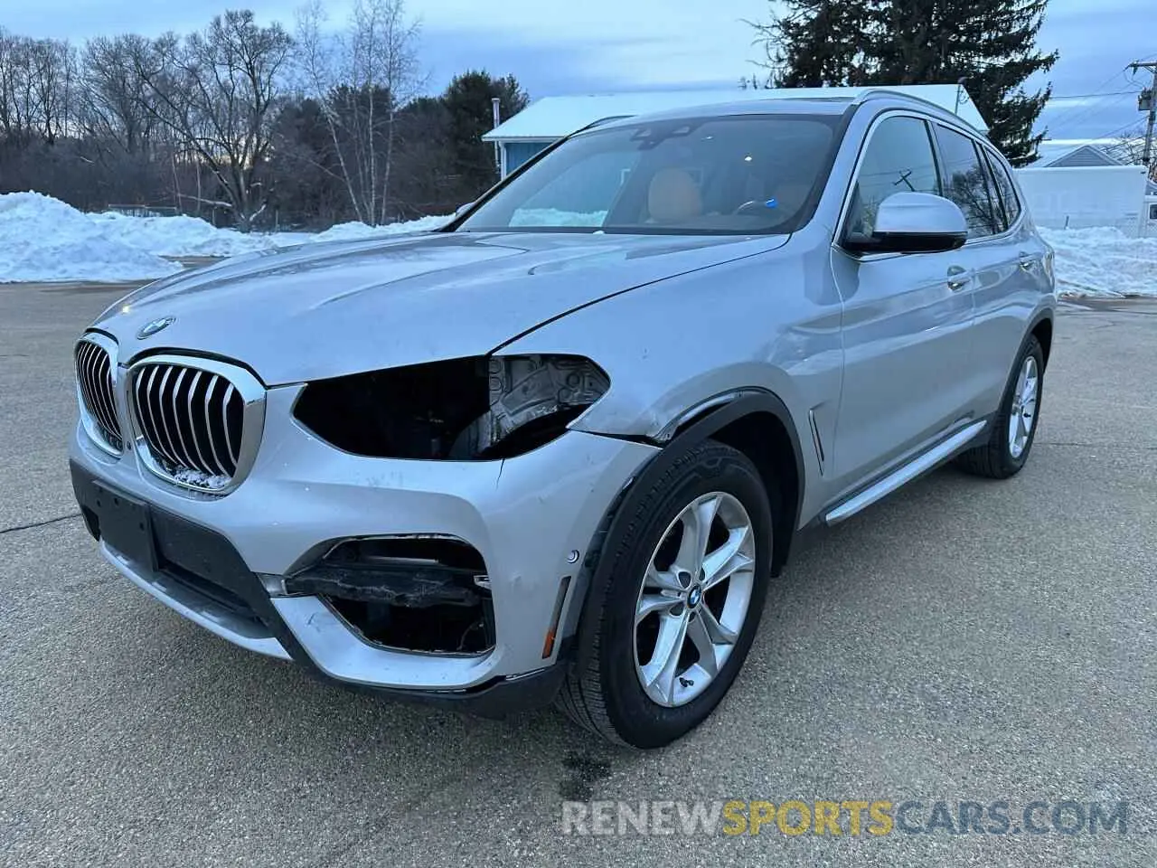 2 Photograph of a damaged car 5UXTY3C01M9G39901 BMW X3 2021