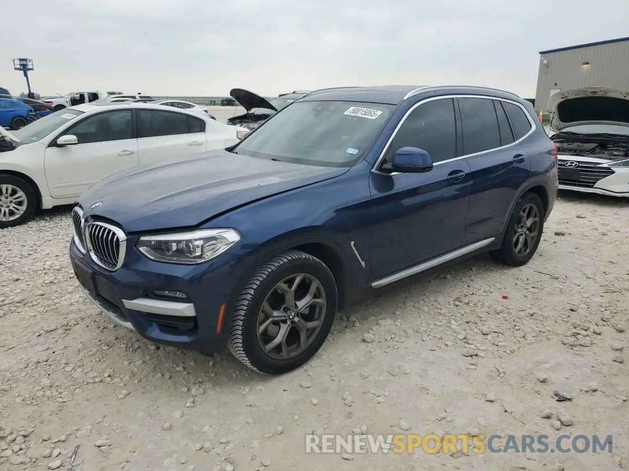 1 Photograph of a damaged car 5UXTY3C01M9H77809 BMW X3 2021