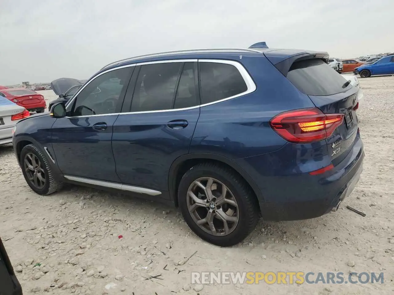 2 Photograph of a damaged car 5UXTY3C01M9H77809 BMW X3 2021
