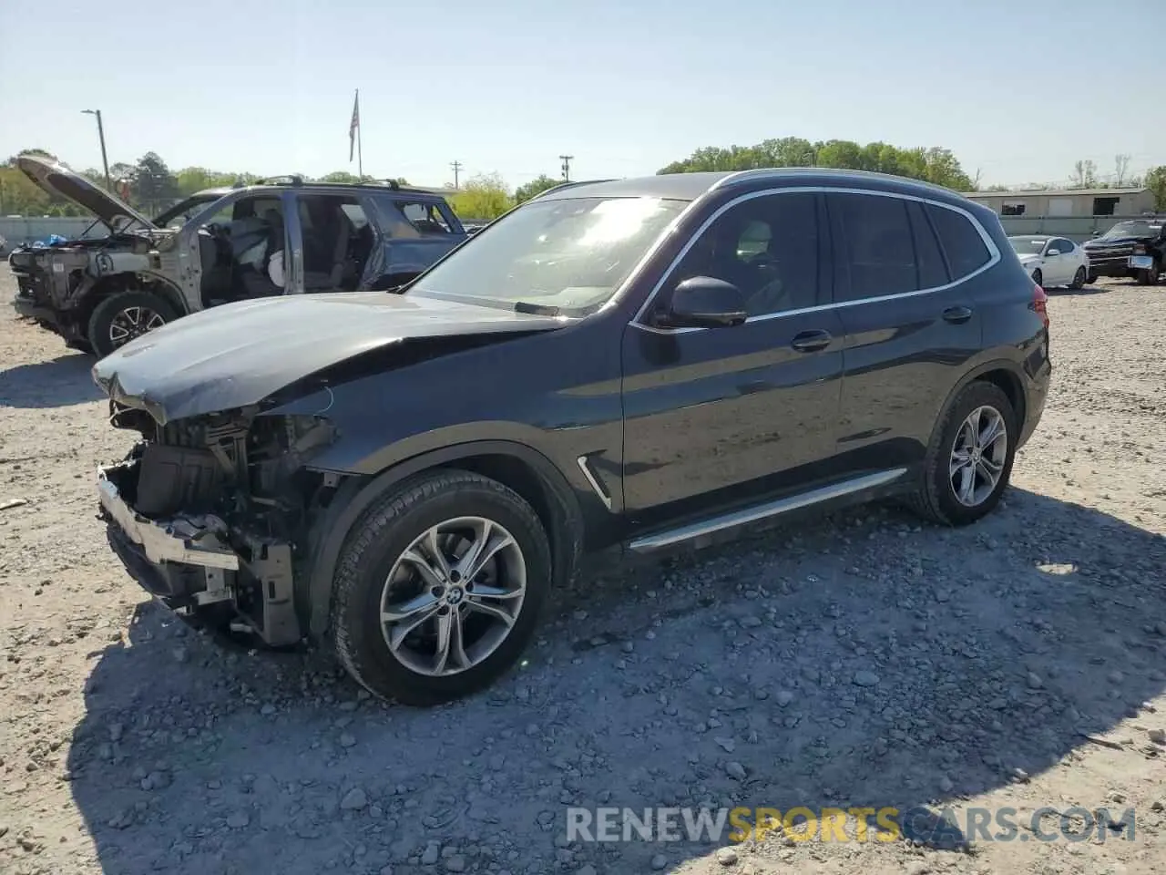 1 Photograph of a damaged car 5UXTY3C02M9E56653 BMW X3 2021