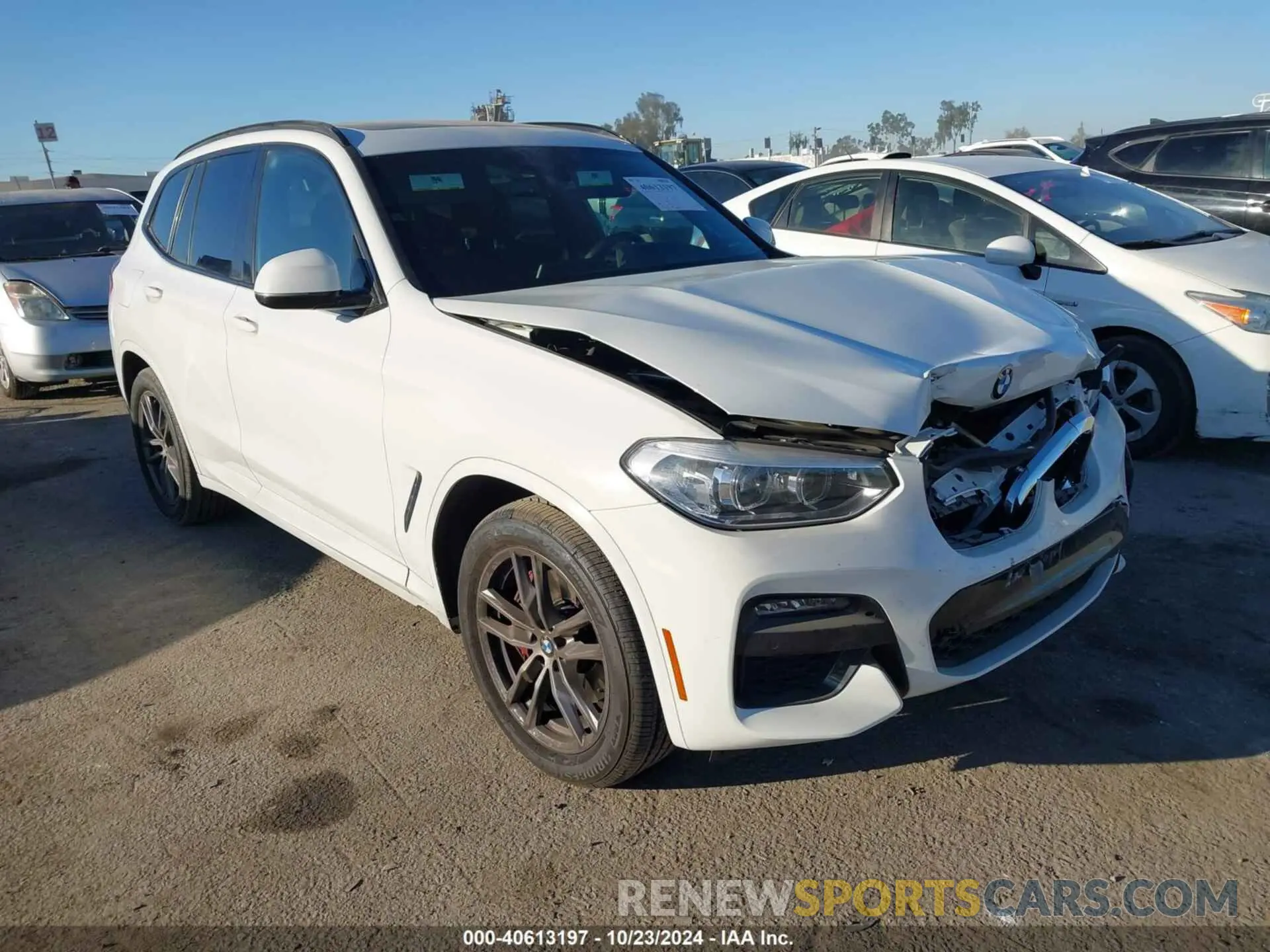 1 Photograph of a damaged car 5UXTY3C02M9H10507 BMW X3 2021
