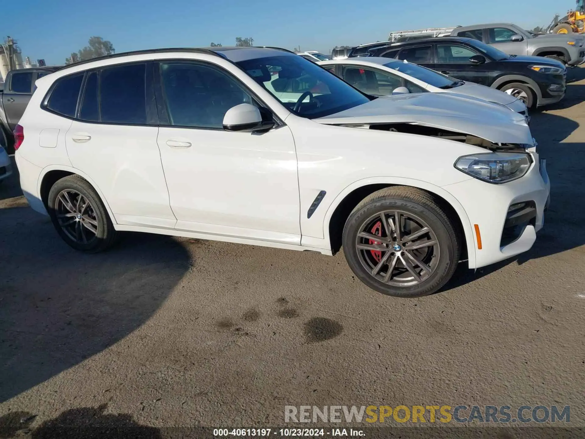 13 Photograph of a damaged car 5UXTY3C02M9H10507 BMW X3 2021