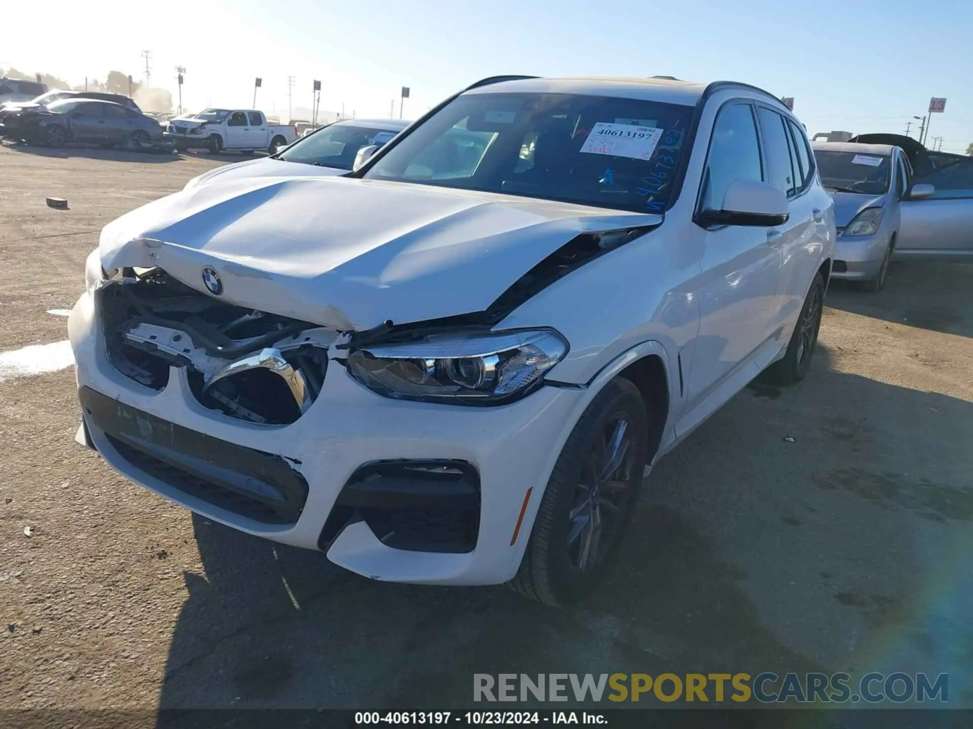 2 Photograph of a damaged car 5UXTY3C02M9H10507 BMW X3 2021