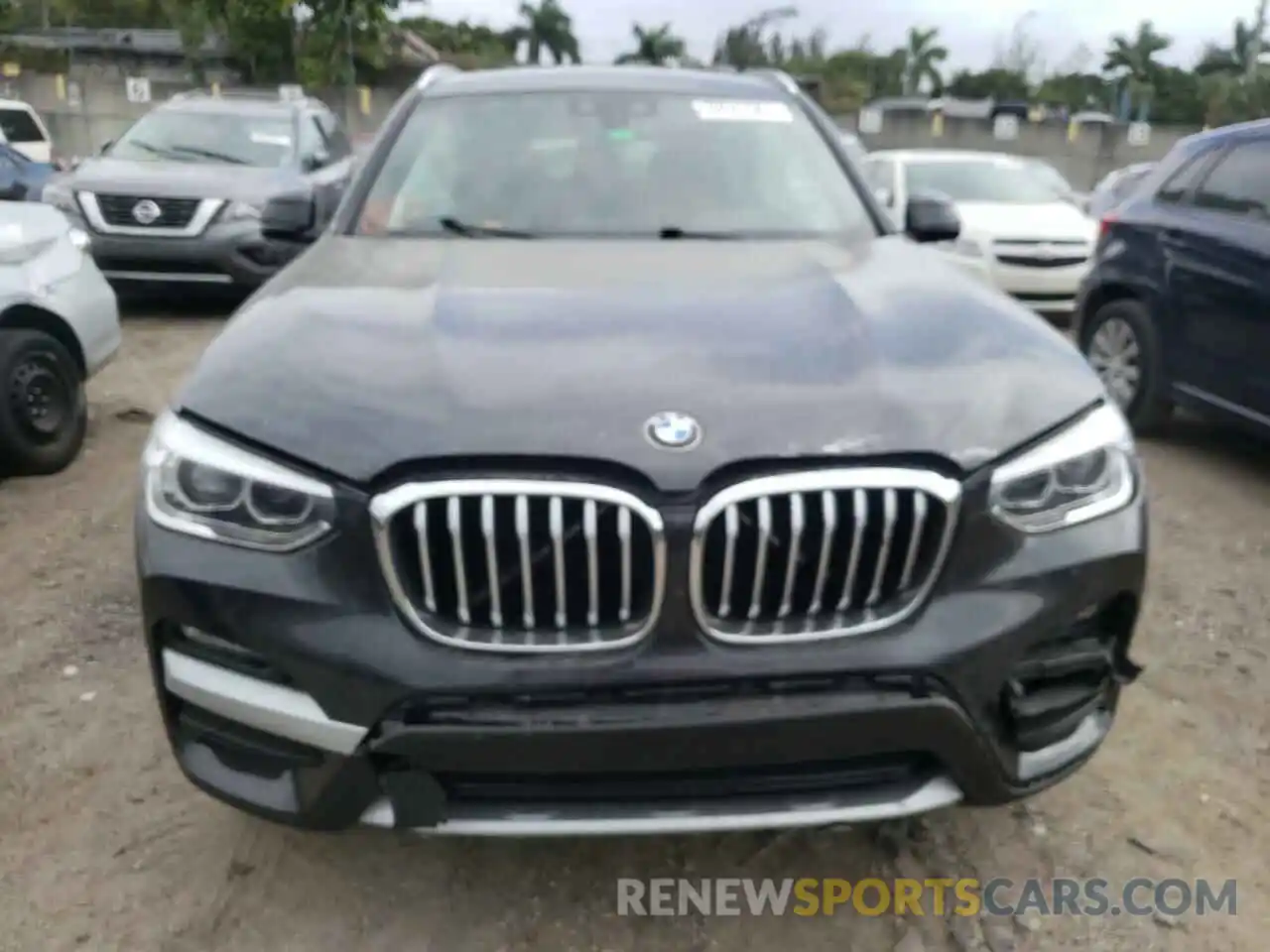 9 Photograph of a damaged car 5UXTY3C02M9H46391 BMW X3 2021