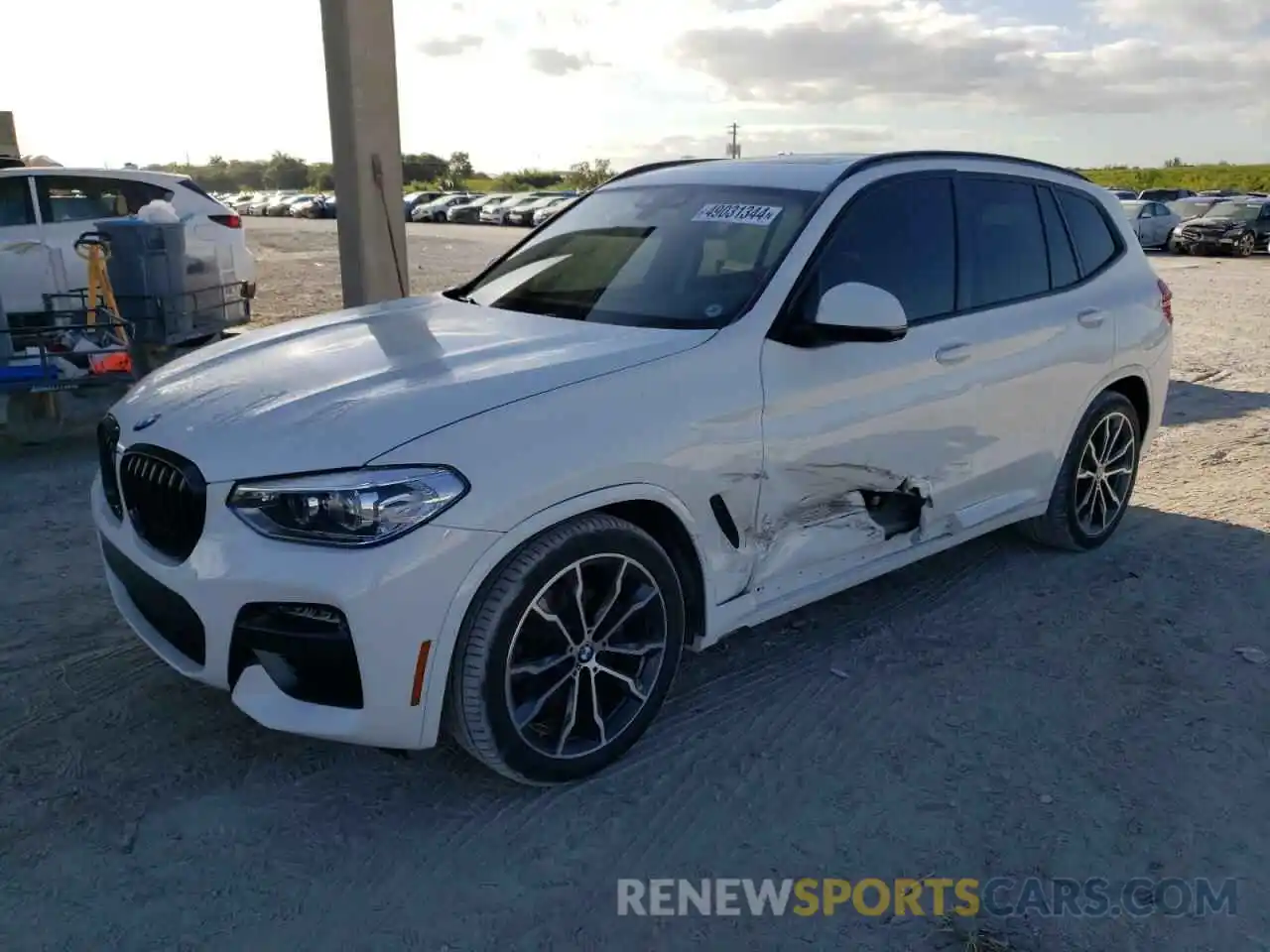 1 Photograph of a damaged car 5UXTY3C02M9H95445 BMW X3 2021