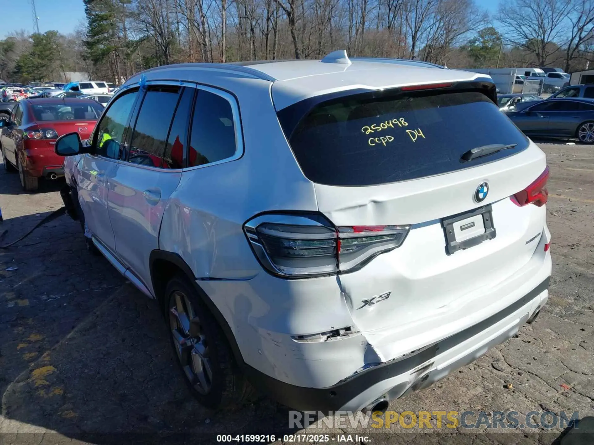 3 Photograph of a damaged car 5UXTY3C03M9H57528 BMW X3 2021
