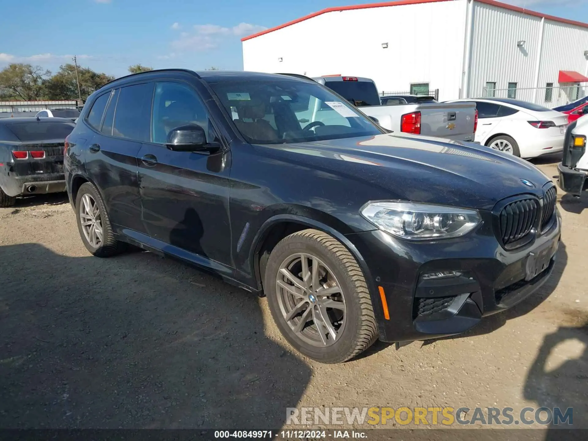 1 Photograph of a damaged car 5UXTY3C03M9H99388 BMW X3 2021
