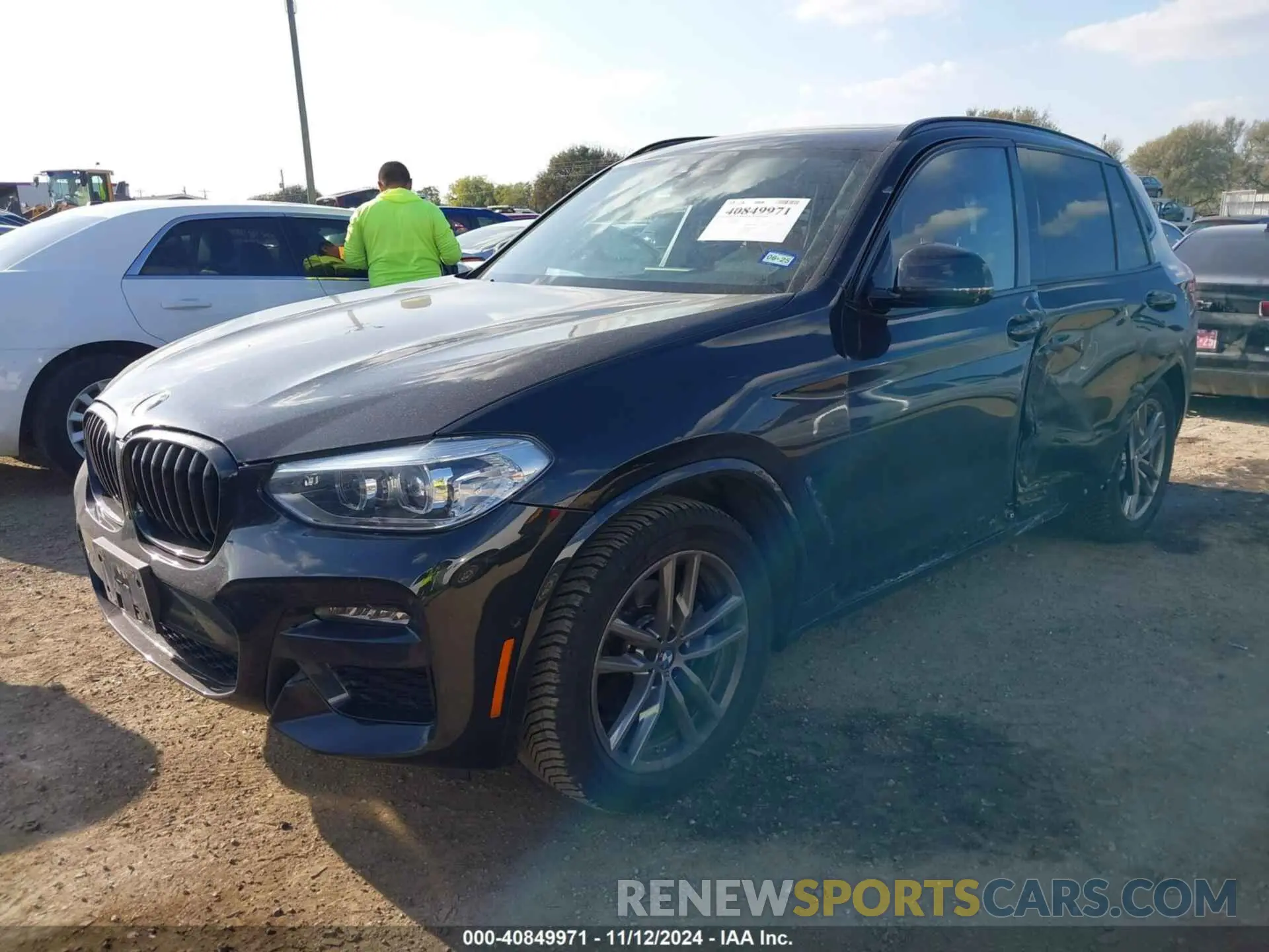 2 Photograph of a damaged car 5UXTY3C03M9H99388 BMW X3 2021