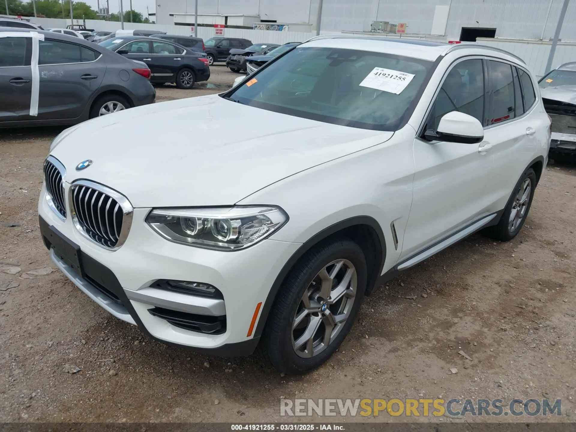2 Photograph of a damaged car 5UXTY3C04M9D81731 BMW X3 2021