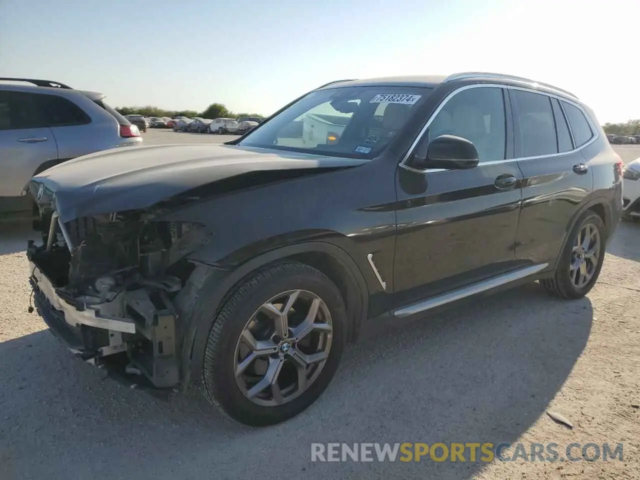 1 Photograph of a damaged car 5UXTY3C04M9E10628 BMW X3 2021