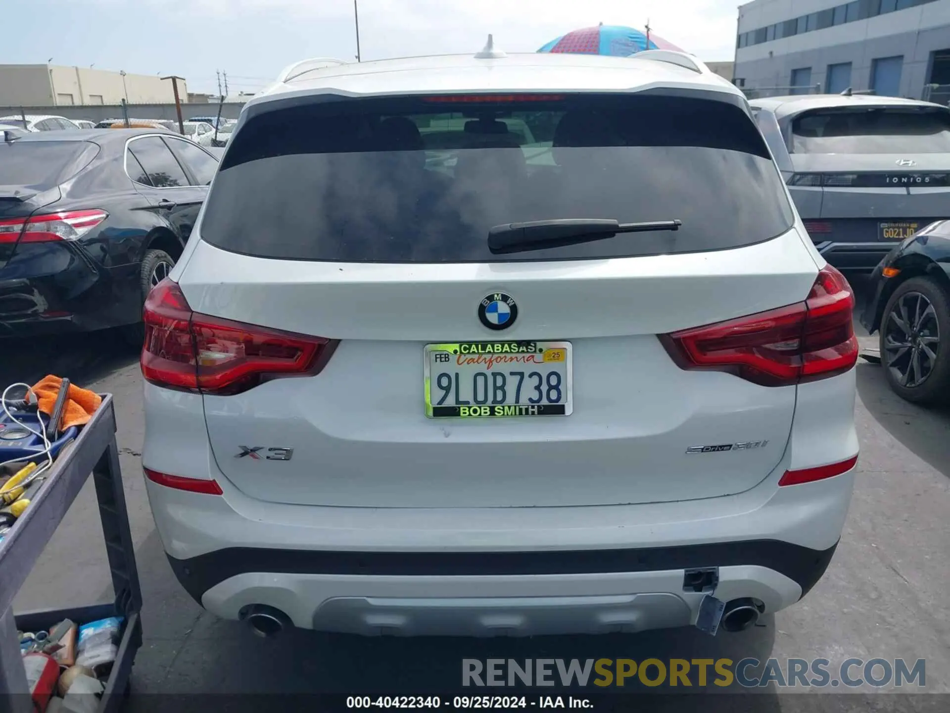 16 Photograph of a damaged car 5UXTY3C04M9E99729 BMW X3 2021