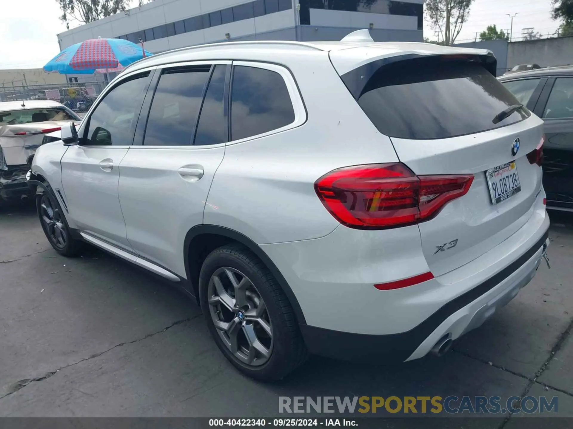 3 Photograph of a damaged car 5UXTY3C04M9E99729 BMW X3 2021