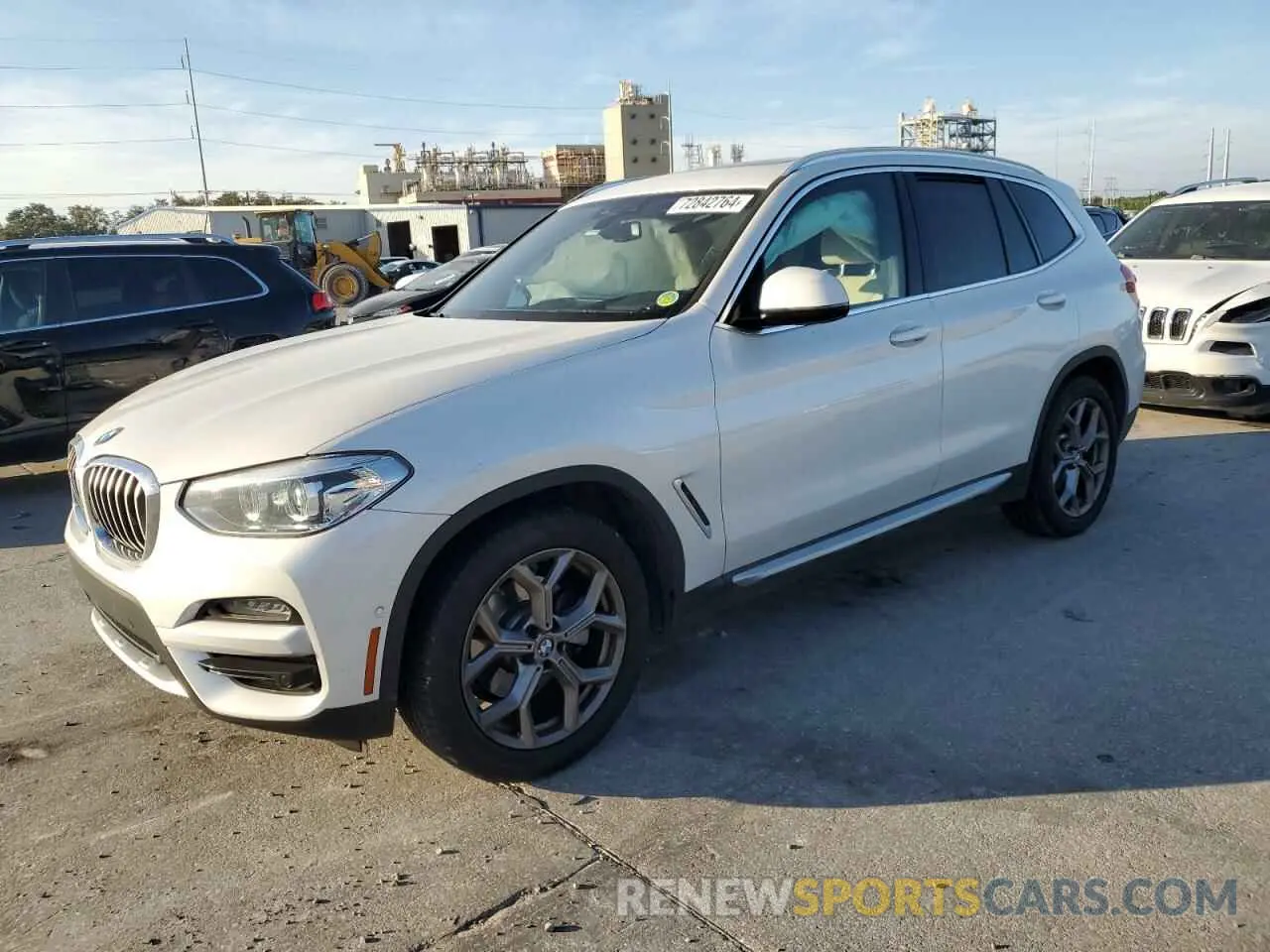 1 Photograph of a damaged car 5UXTY3C04M9G51802 BMW X3 2021