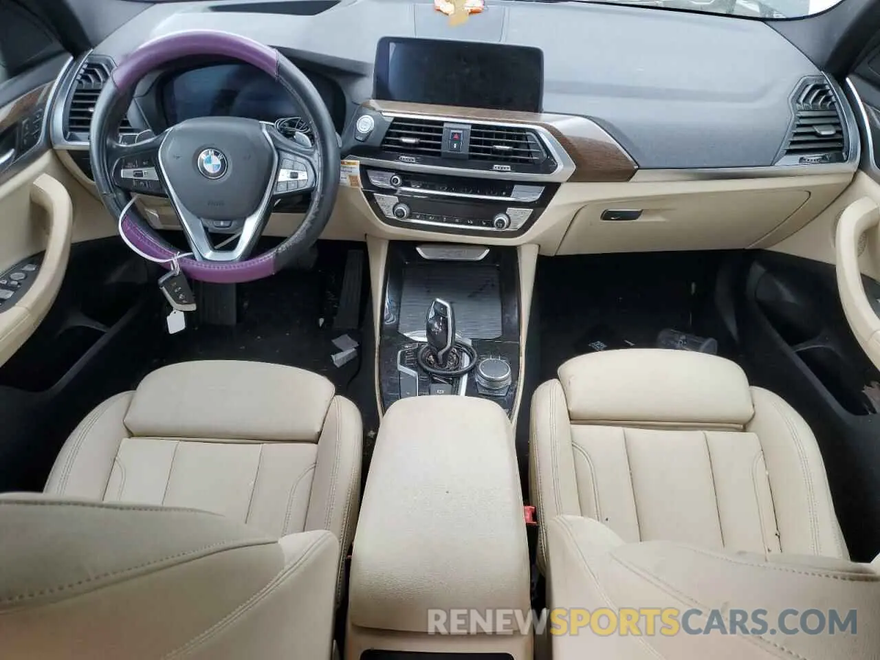8 Photograph of a damaged car 5UXTY3C05M9F87947 BMW X3 2021