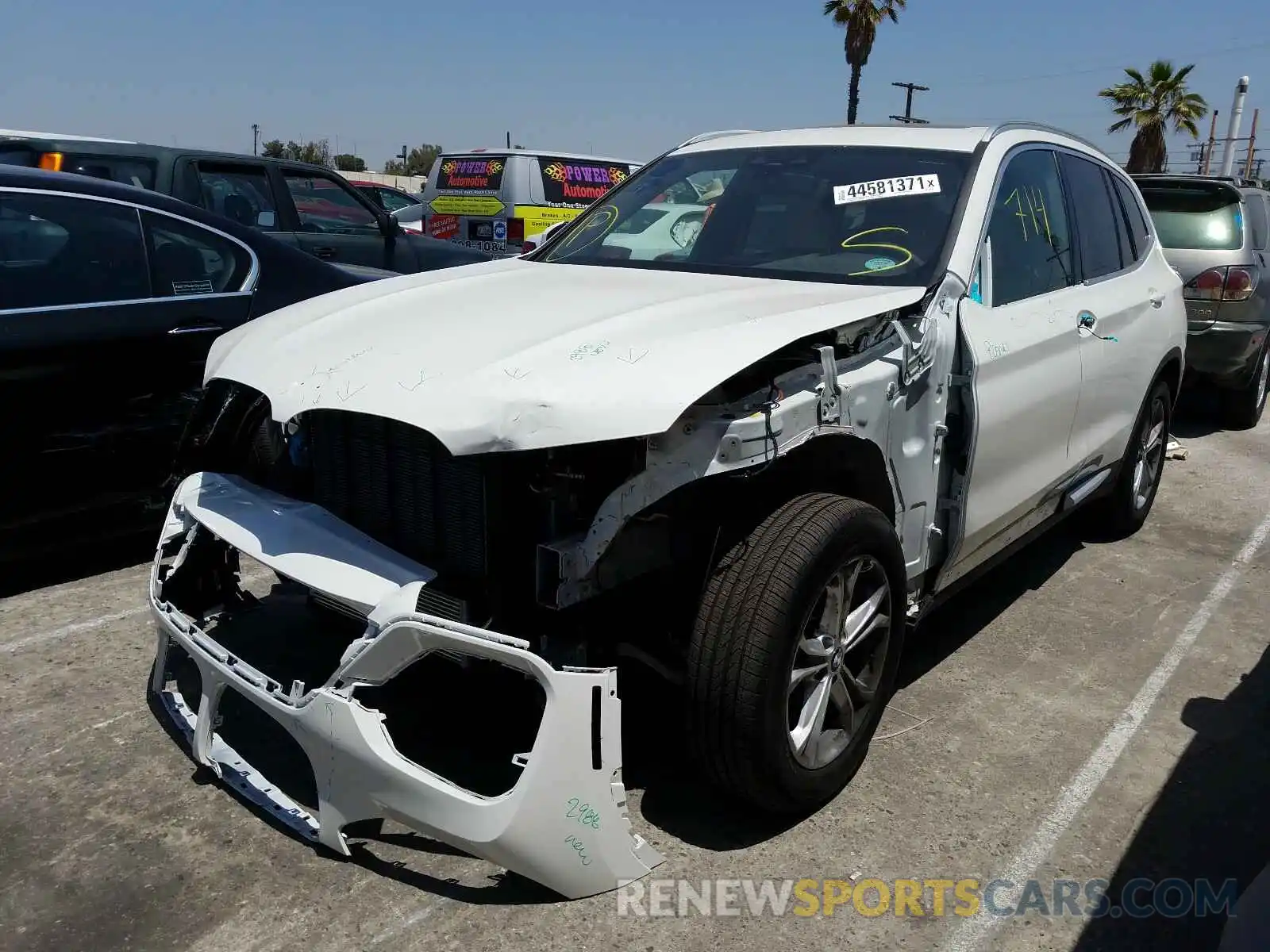 2 Photograph of a damaged car 5UXTY3C05M9G12135 BMW X3 2021