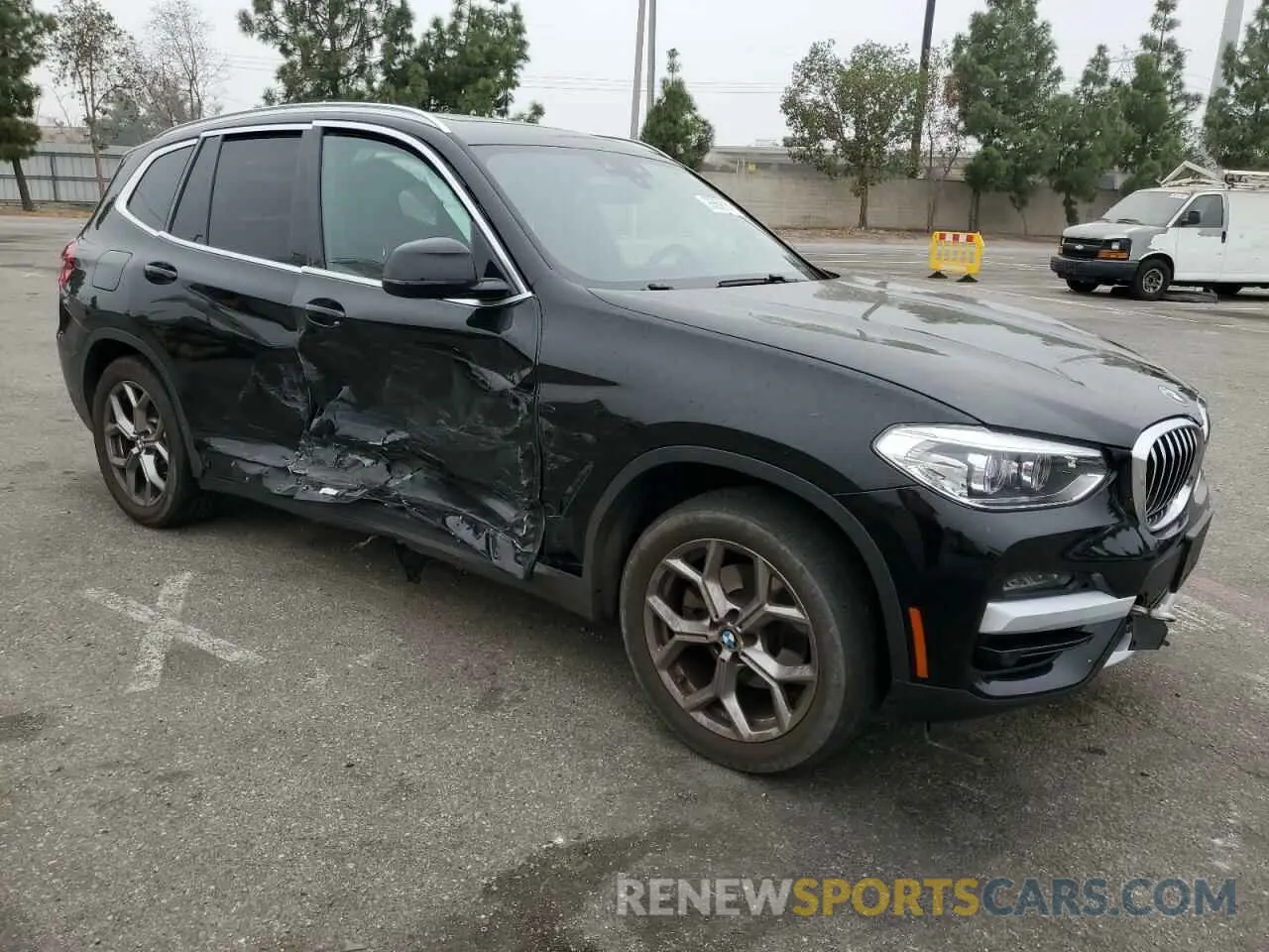 4 Photograph of a damaged car 5UXTY3C06M9E04961 BMW X3 2021