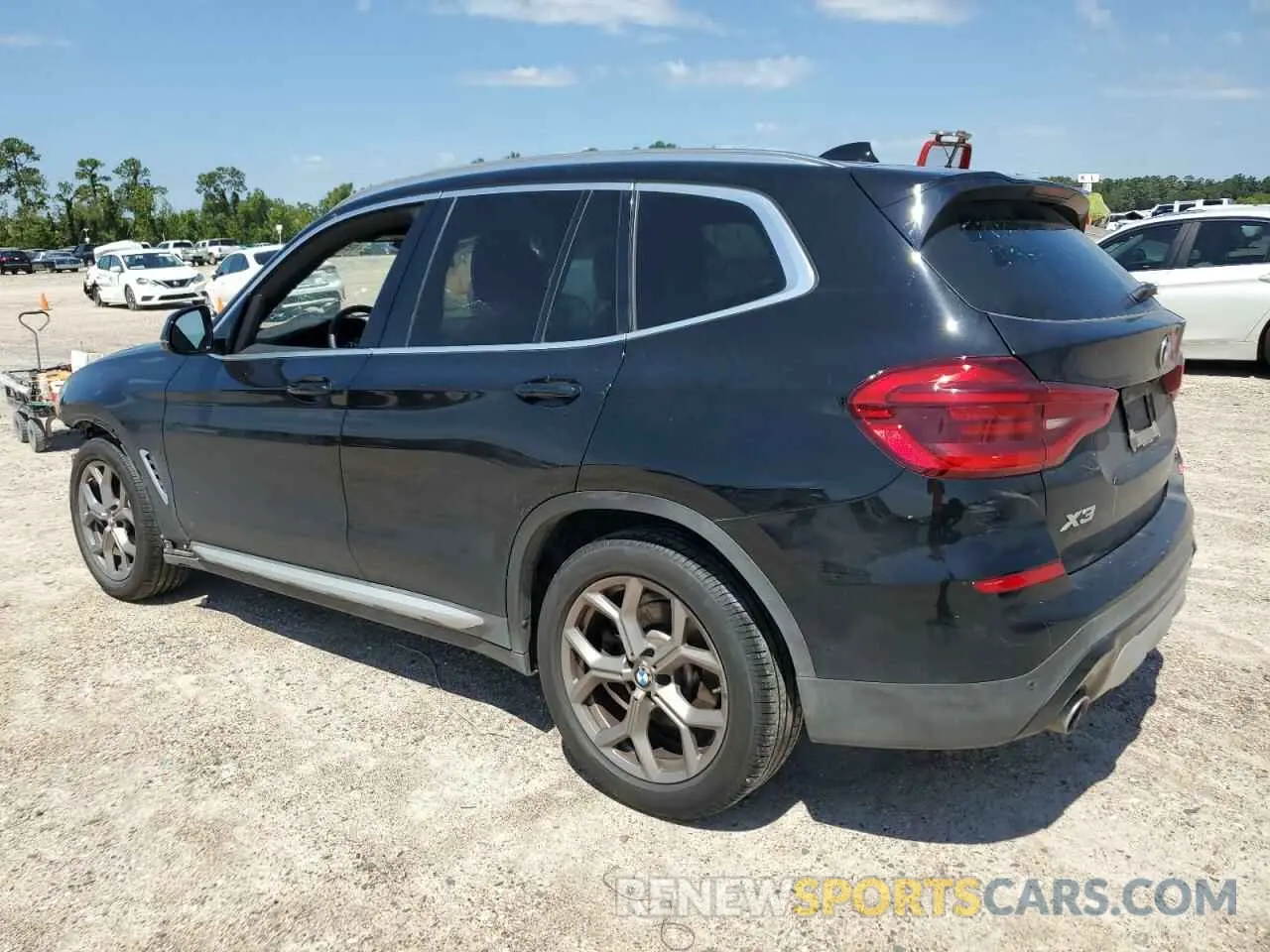 2 Photograph of a damaged car 5UXTY3C06M9E29889 BMW X3 2021