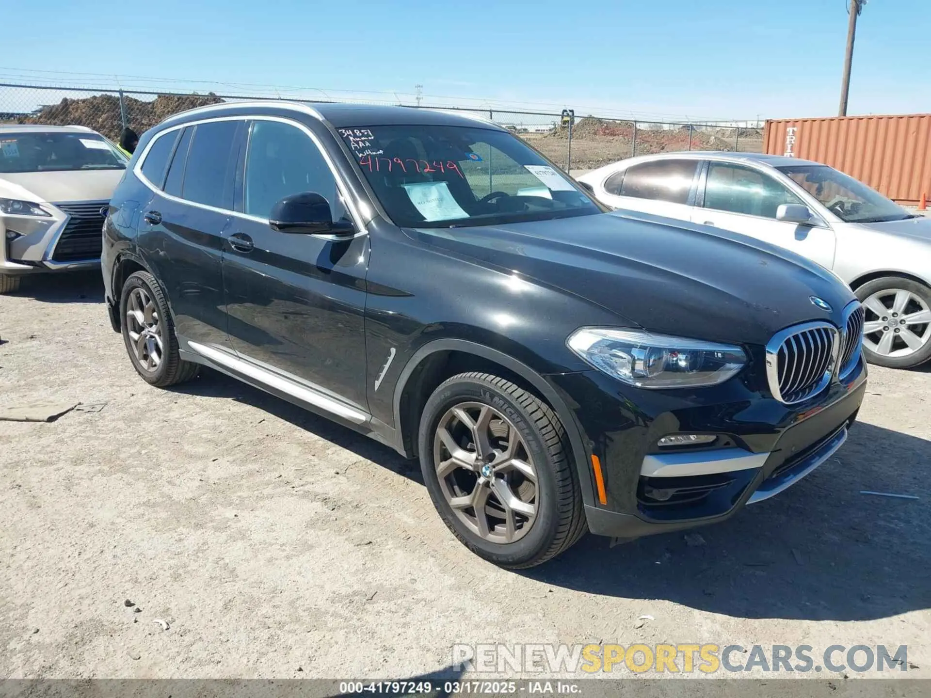 1 Photograph of a damaged car 5UXTY3C06M9H04614 BMW X3 2021