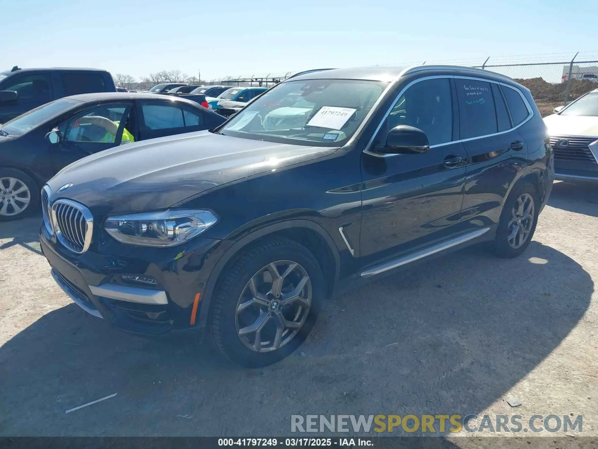 2 Photograph of a damaged car 5UXTY3C06M9H04614 BMW X3 2021