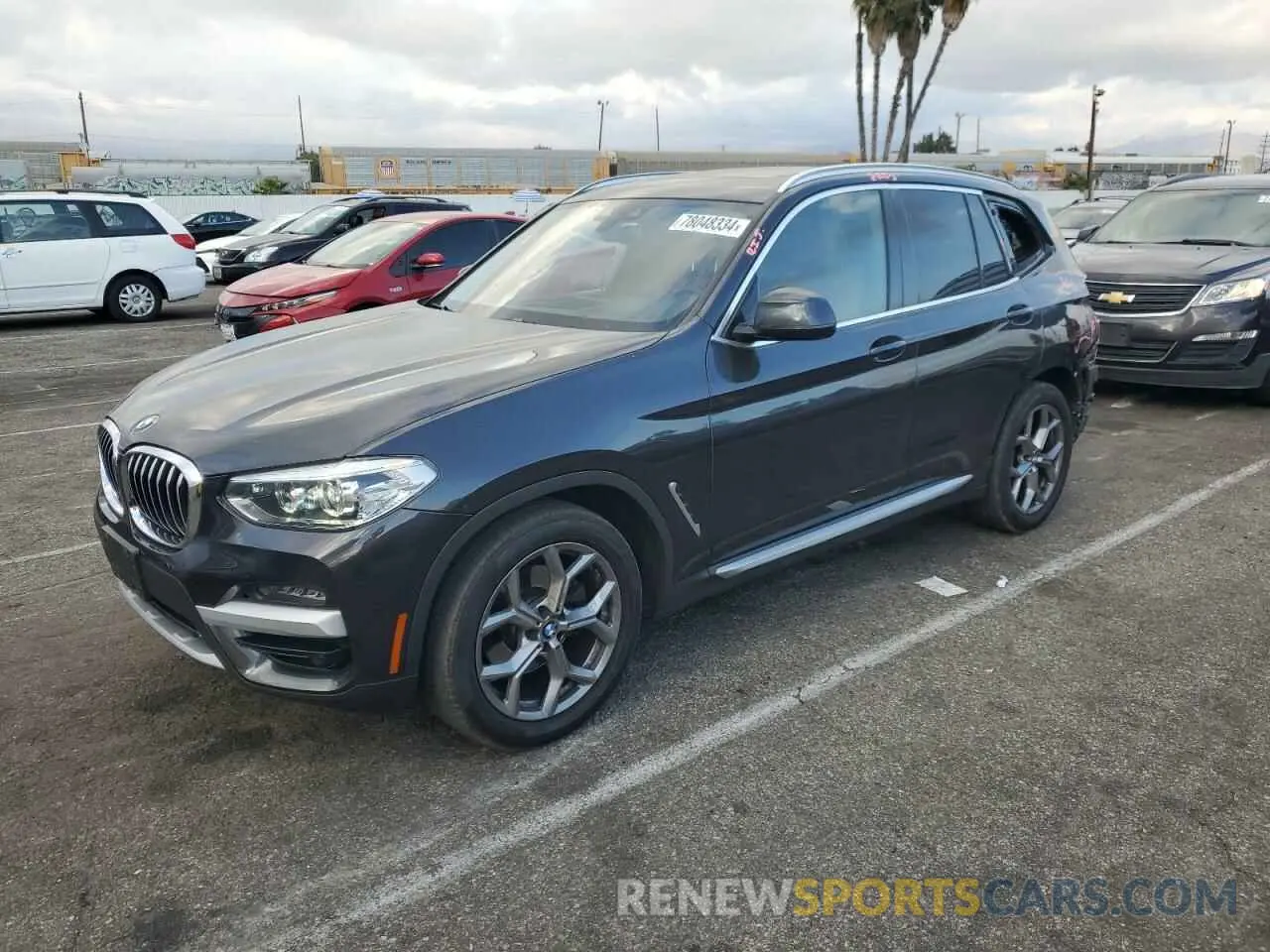 1 Photograph of a damaged car 5UXTY3C06M9H18805 BMW X3 2021