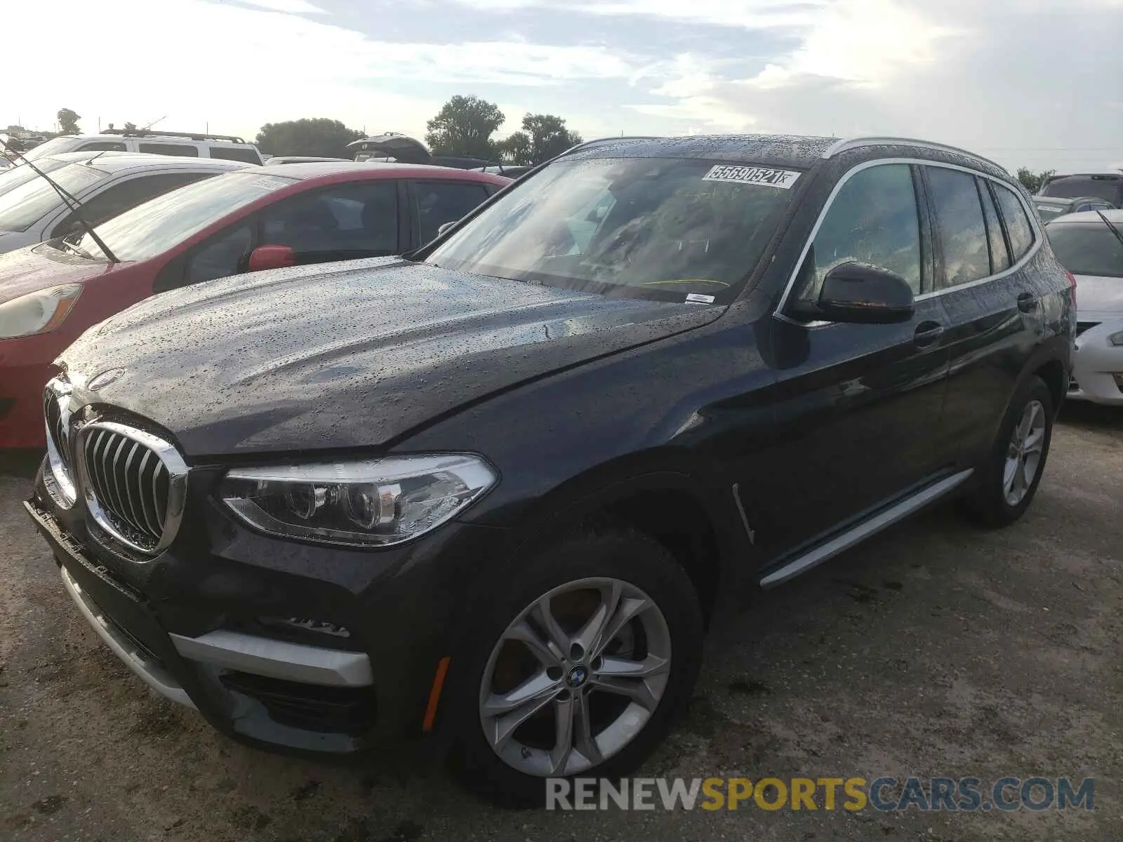 2 Photograph of a damaged car 5UXTY3C06M9H75814 BMW X3 2021