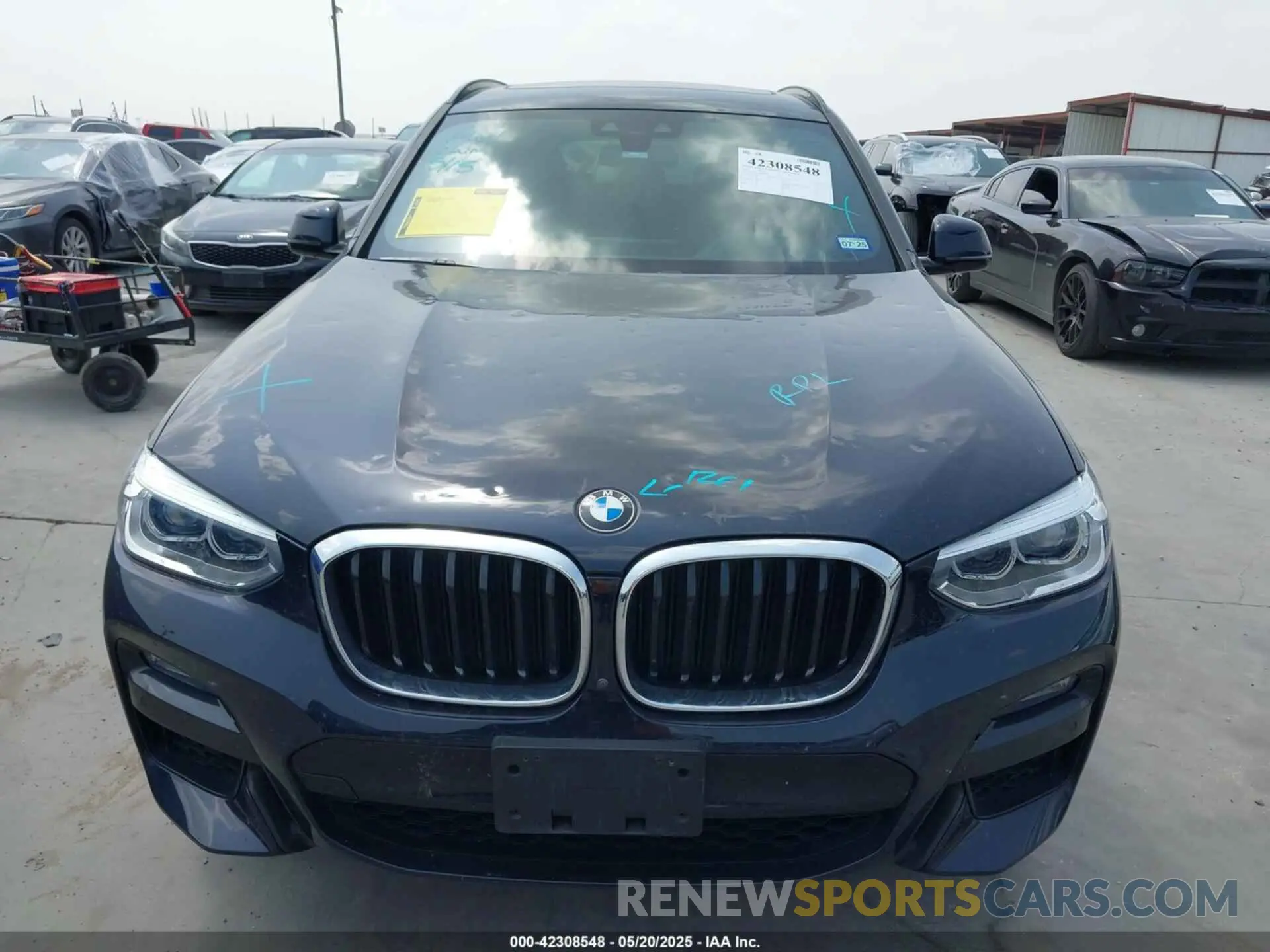 12 Photograph of a damaged car 5UXTY3C07M9D93761 BMW X3 2021