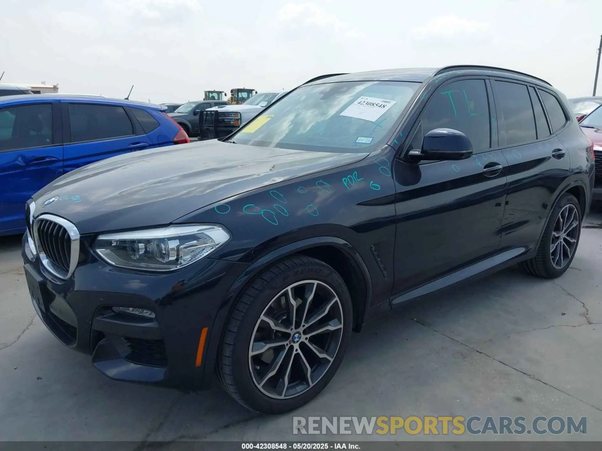 2 Photograph of a damaged car 5UXTY3C07M9D93761 BMW X3 2021
