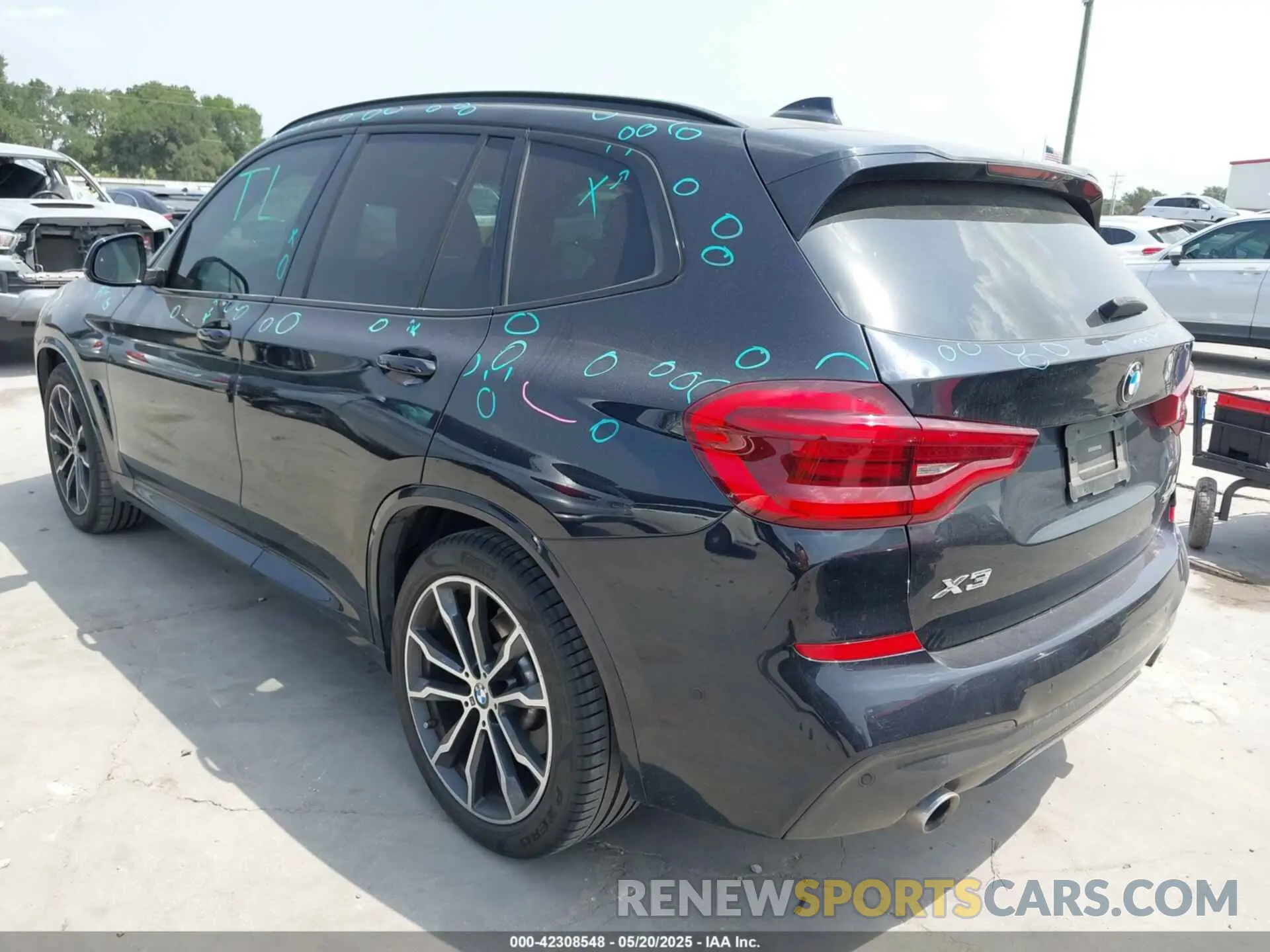 3 Photograph of a damaged car 5UXTY3C07M9D93761 BMW X3 2021