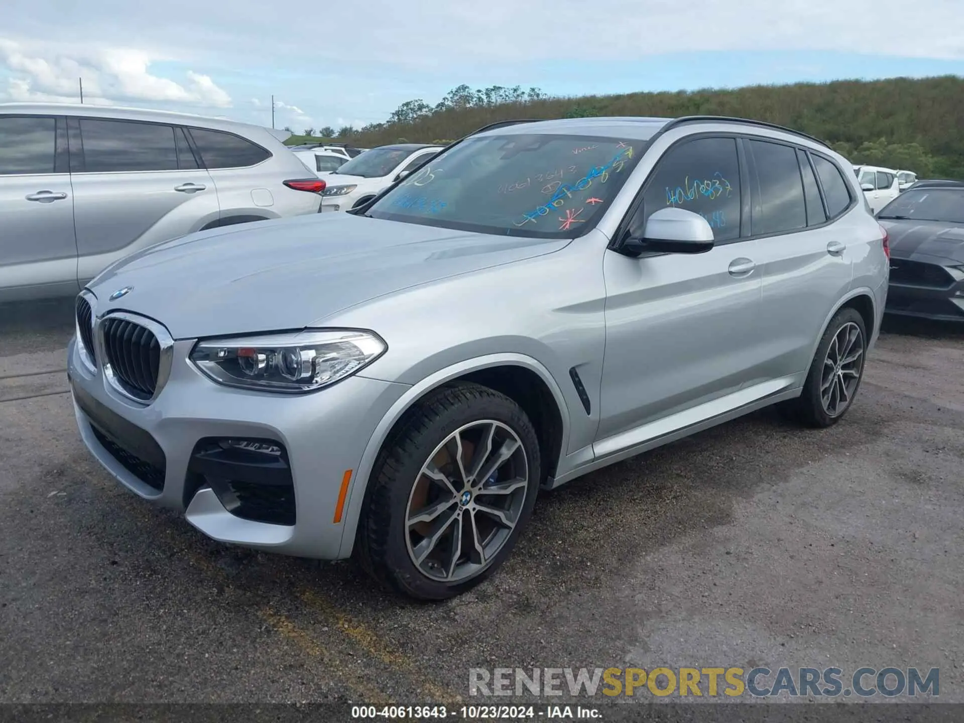 2 Photograph of a damaged car 5UXTY3C07M9F43268 BMW X3 2021