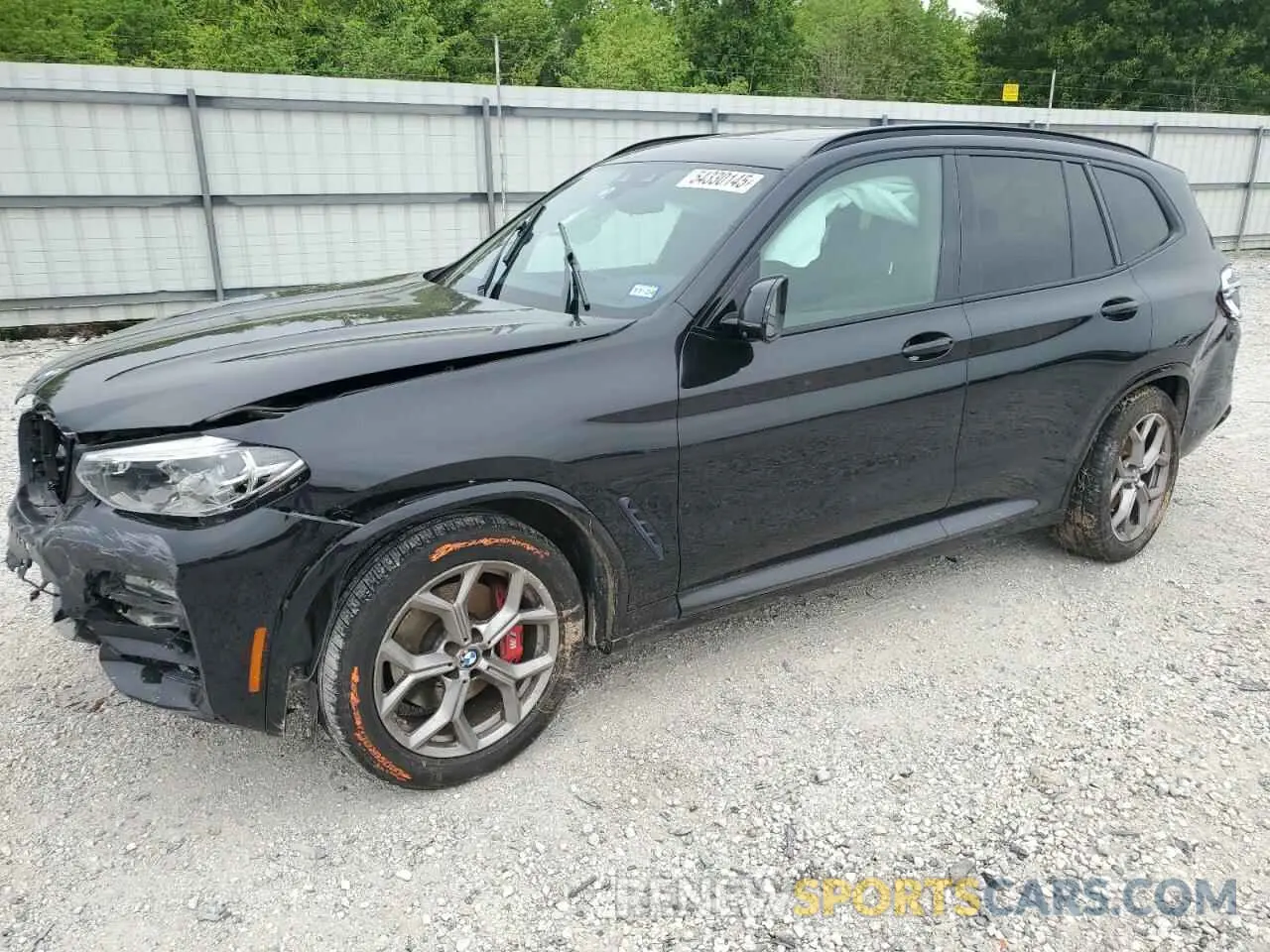 1 Photograph of a damaged car 5UXTY3C08M9E13337 BMW X3 2021