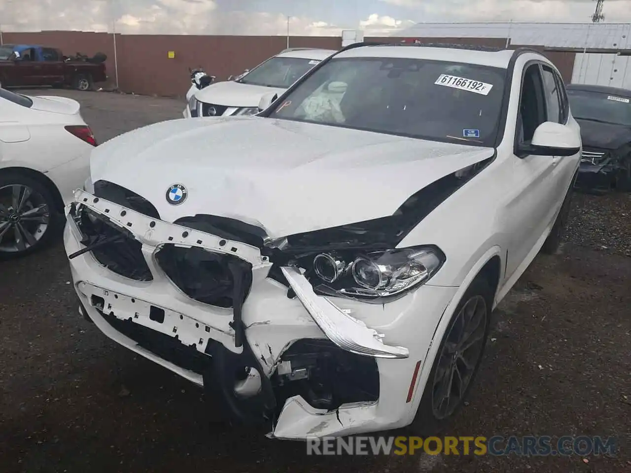 2 Photograph of a damaged car 5UXTY3C08M9F46633 BMW X3 2021